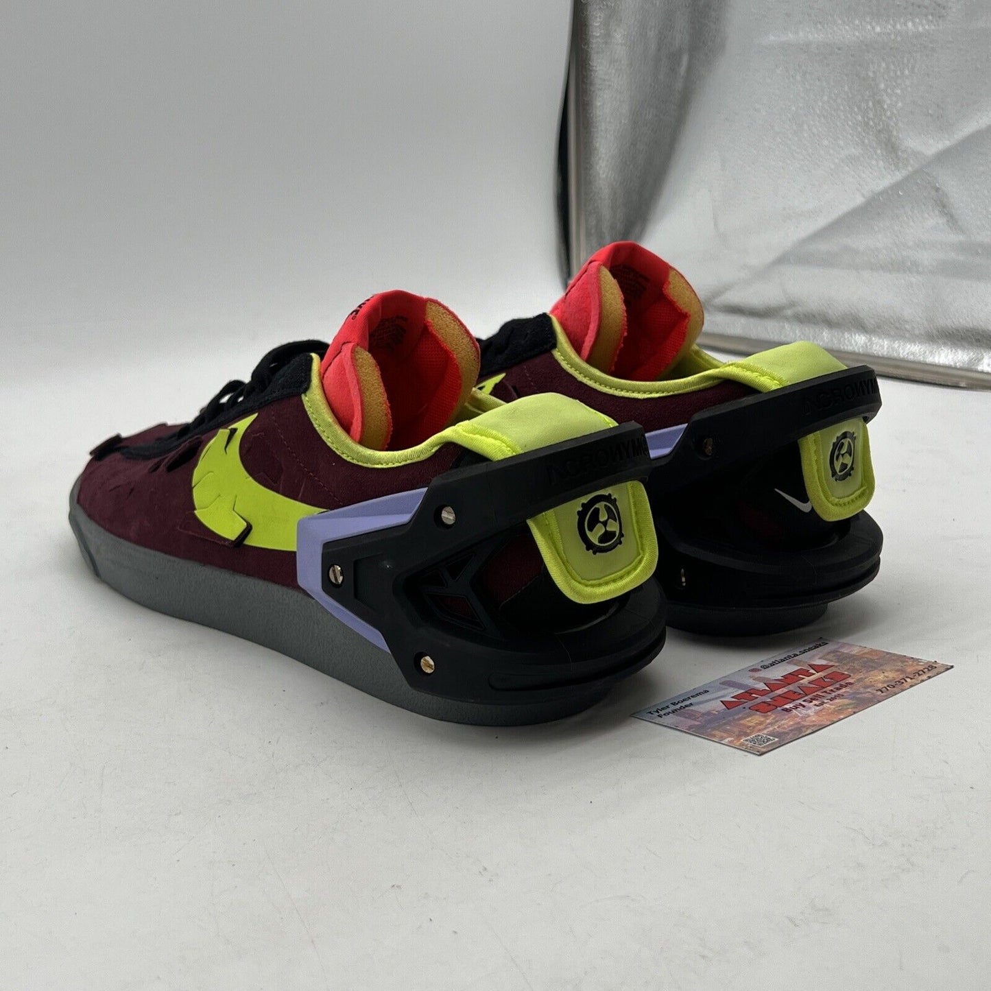 Size 11.5 - Nike Acronym x Blazer Low Night Maroon (DN2067-600)