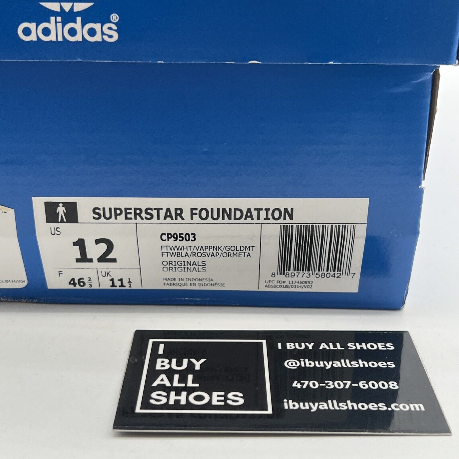 Size 12 - adidas Superstar Foundation Pink W (CP9503)