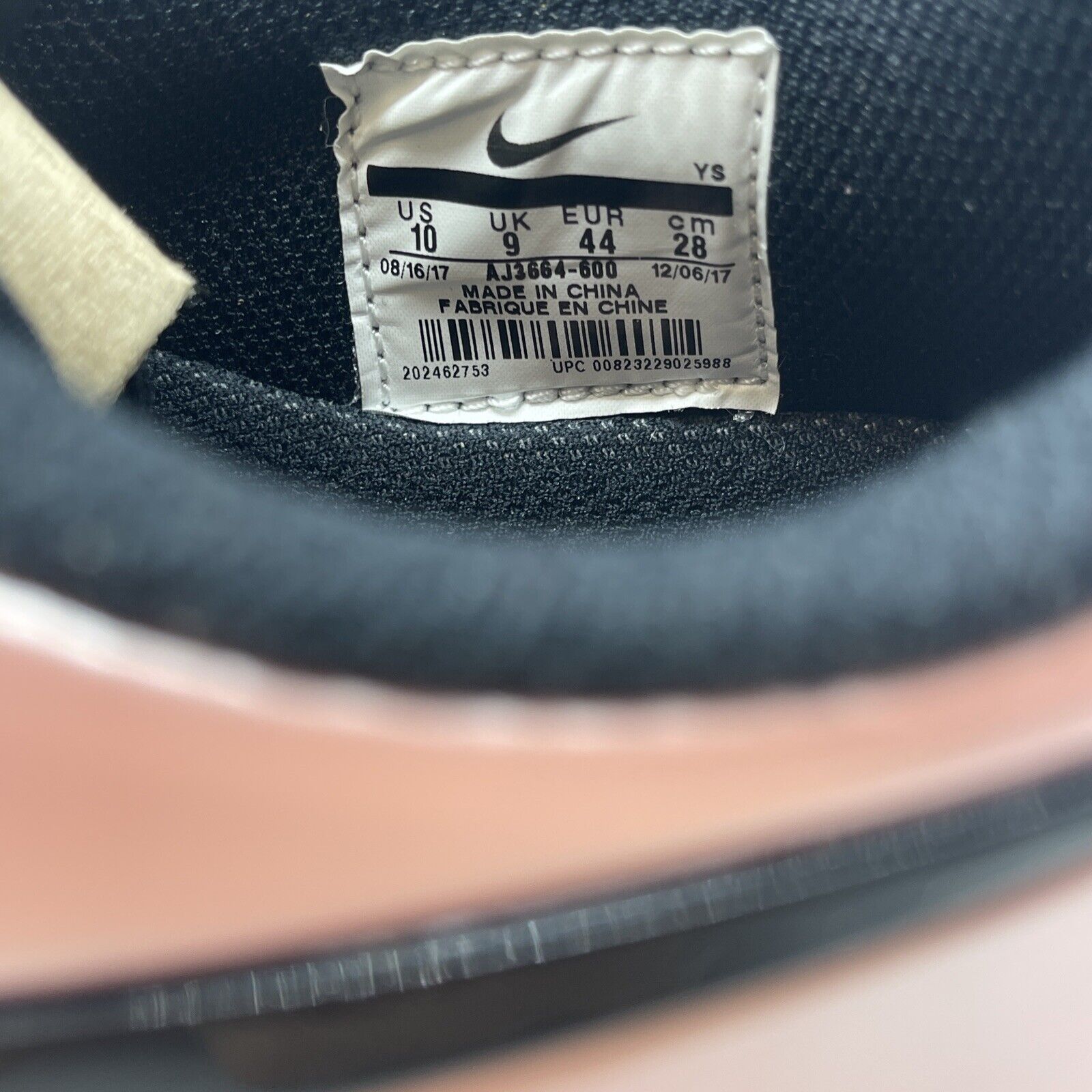 Size 10 - Nike Air Force 1 Foamposite Pro Cup Coral Stardust Pink (AJ3664-600)