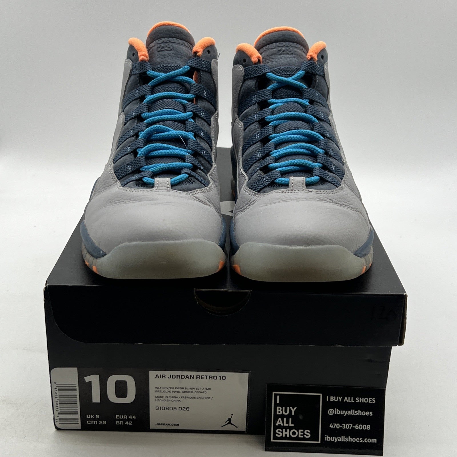 Size 10 - Air Jordan 10 Retro Bobcats (310805-026)