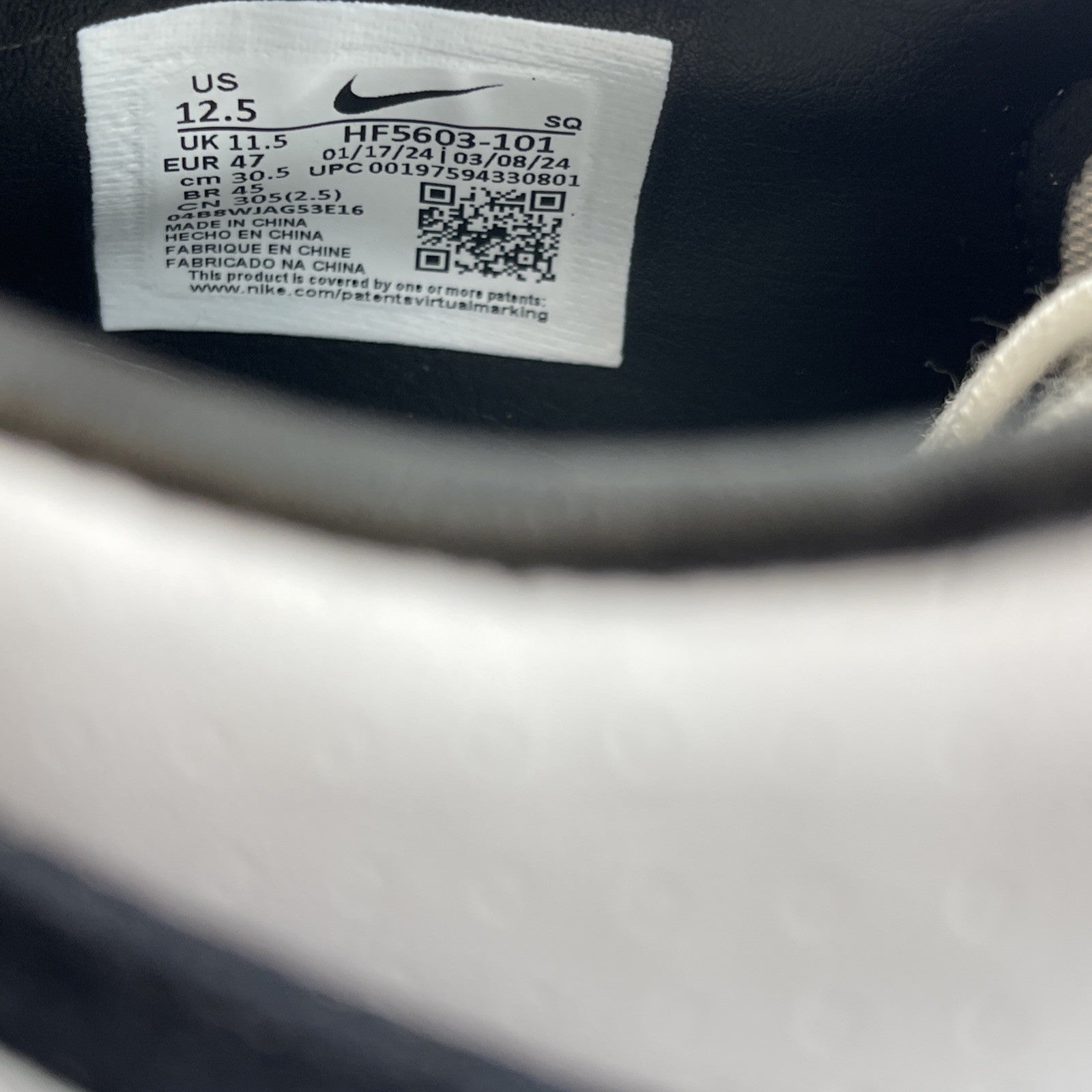 Size 12.5 - Nike Field General 82 SP White Black Gum Suede Leather (HF5603-101)