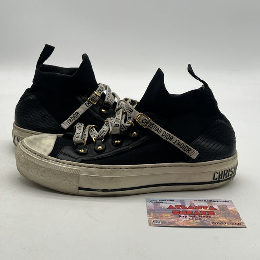 Size 5.5 - Christian Dior Walk N Dior Technical Knit Sneakers Black