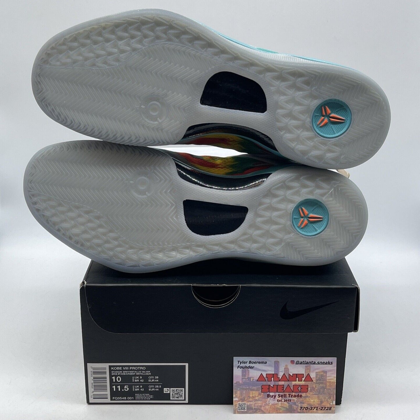 Size 10 - Nike Kobe 8 Protro 2024 Venice Beach Yellow Green Orange (FQ3548-001)