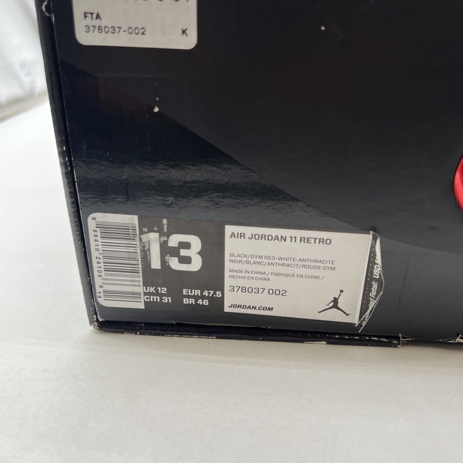 Size 13 - Air Jordan 11 Retro 72-10 2015 (378037-002)