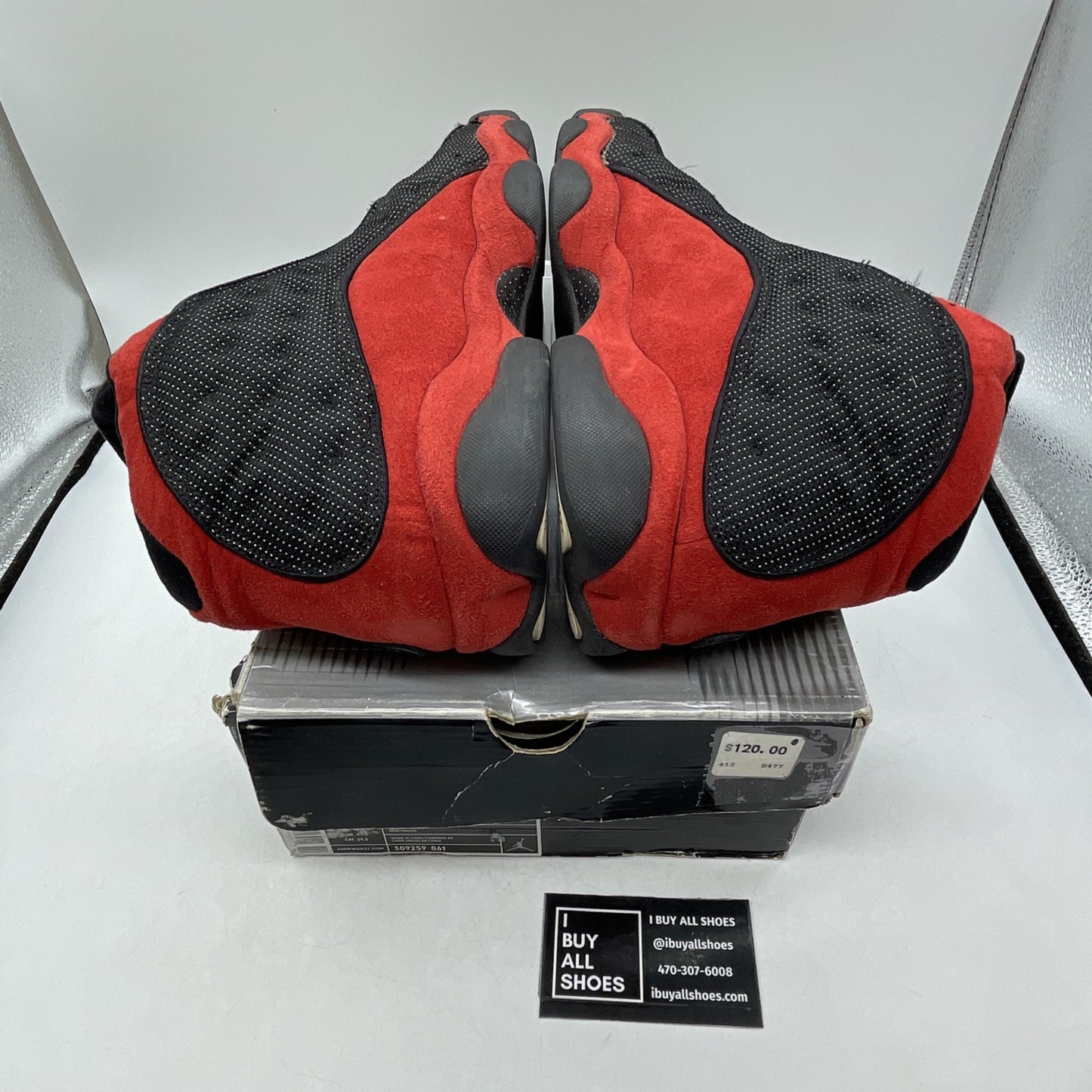 Size 11.5 - Air Jordan 13 Retro 2004 Bred (309259-061)