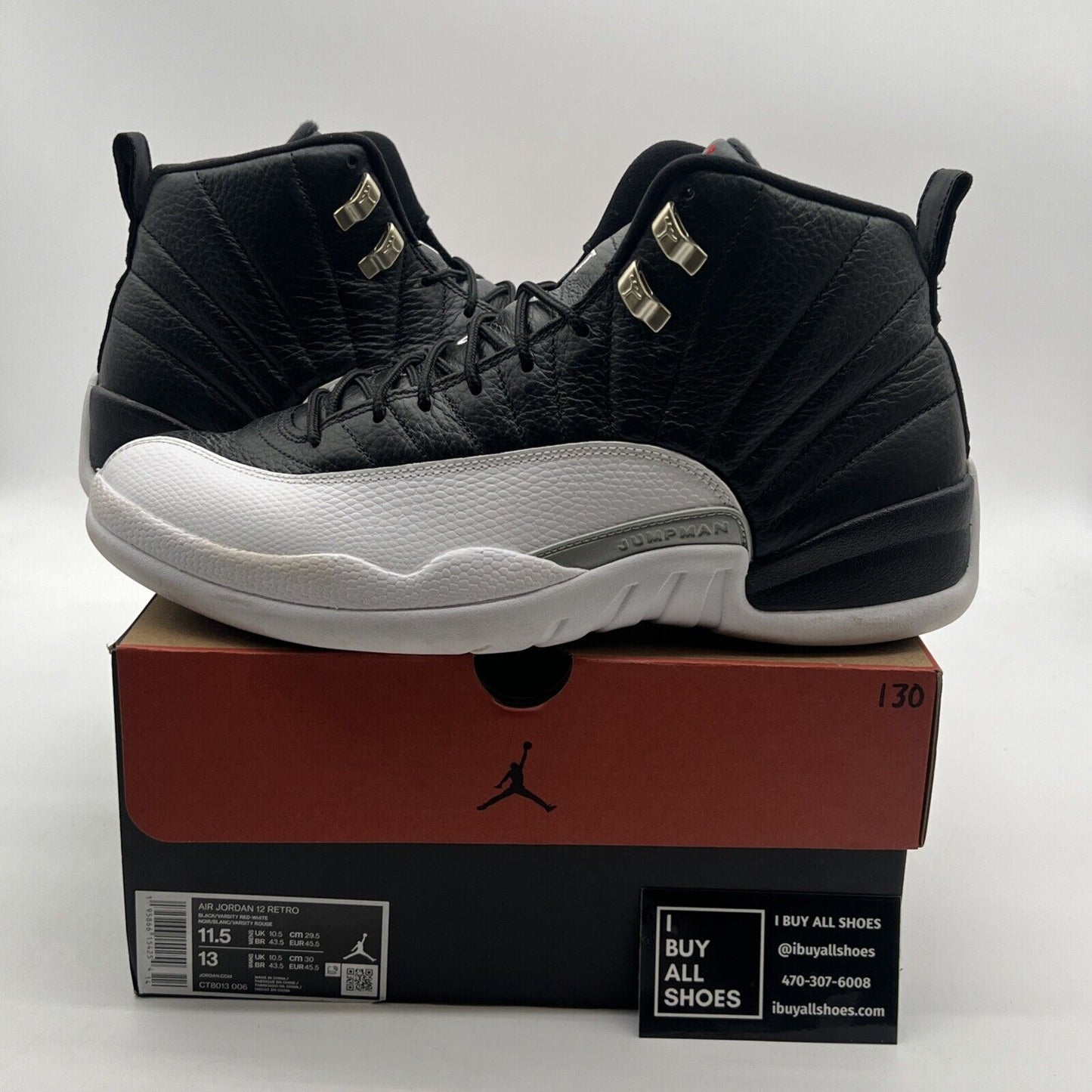Size 11.5 - Air Jordan 12 Retro Mid Playoff (CT8013-006)