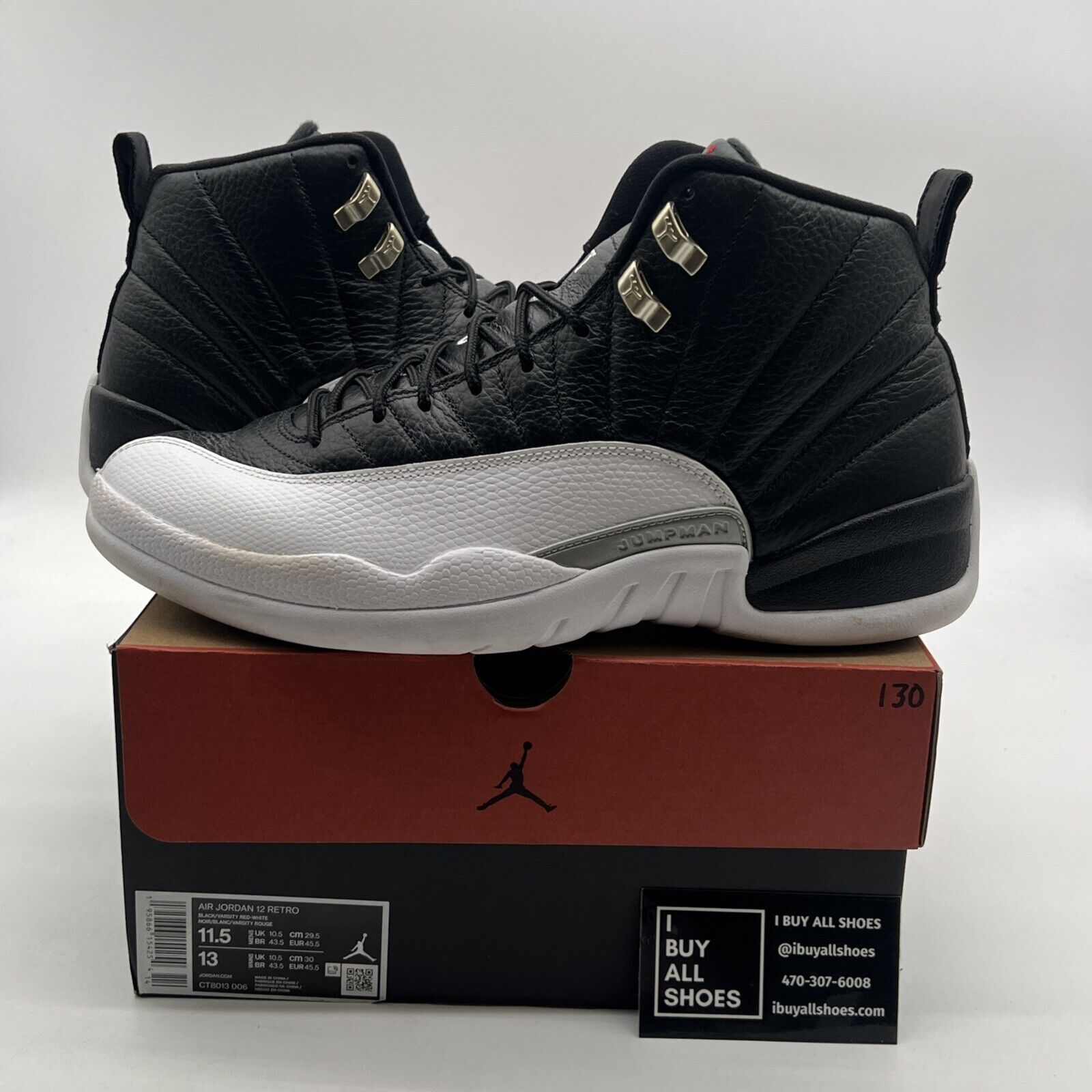 Size 11.5 - Air Jordan 12 Retro Mid Playoff (CT8013-006)