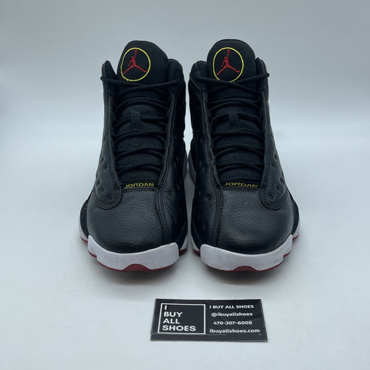 Size 8.5 - Air Jordan 13 Retro 2011 Playoff Black Suede Leather (414571-001)