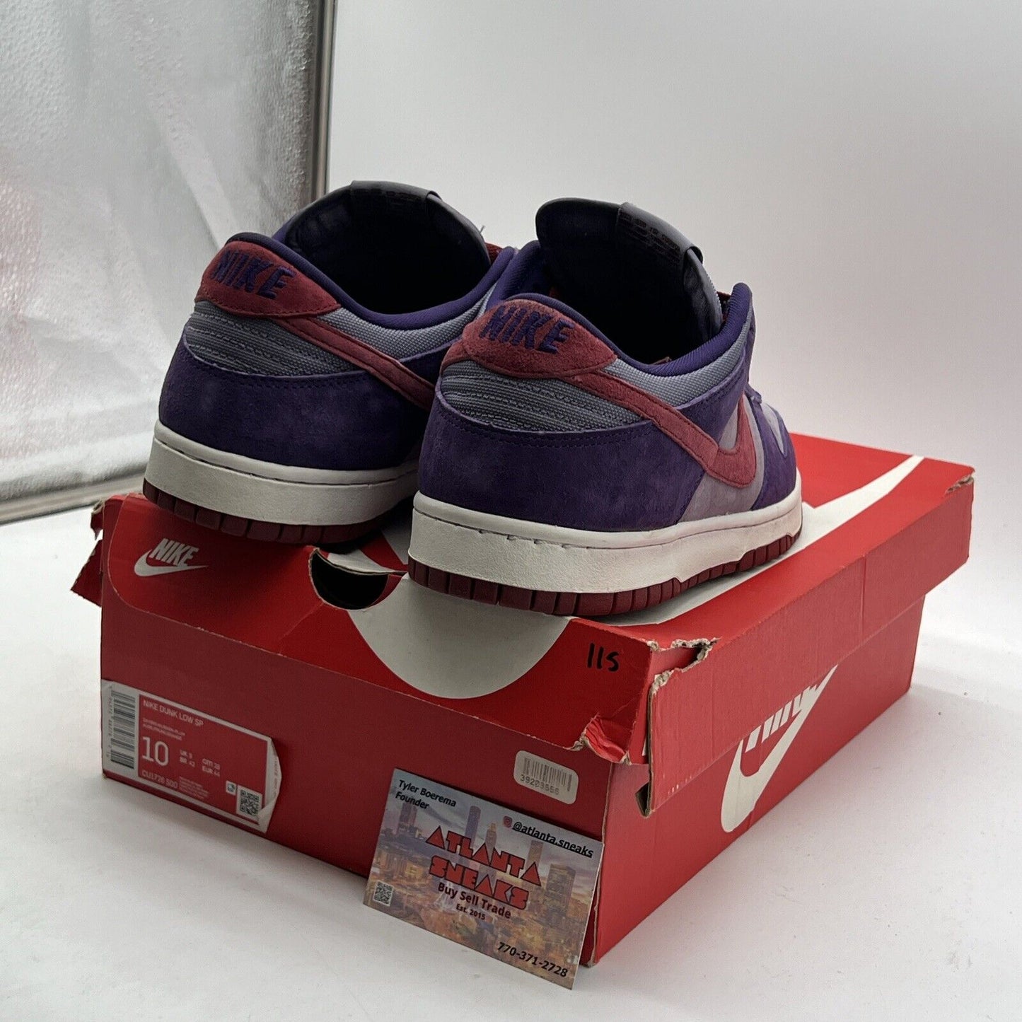 Size 10 - Nike Dunk Retro Vol. 1 SP 2020 Low Plum (CU1726-500)