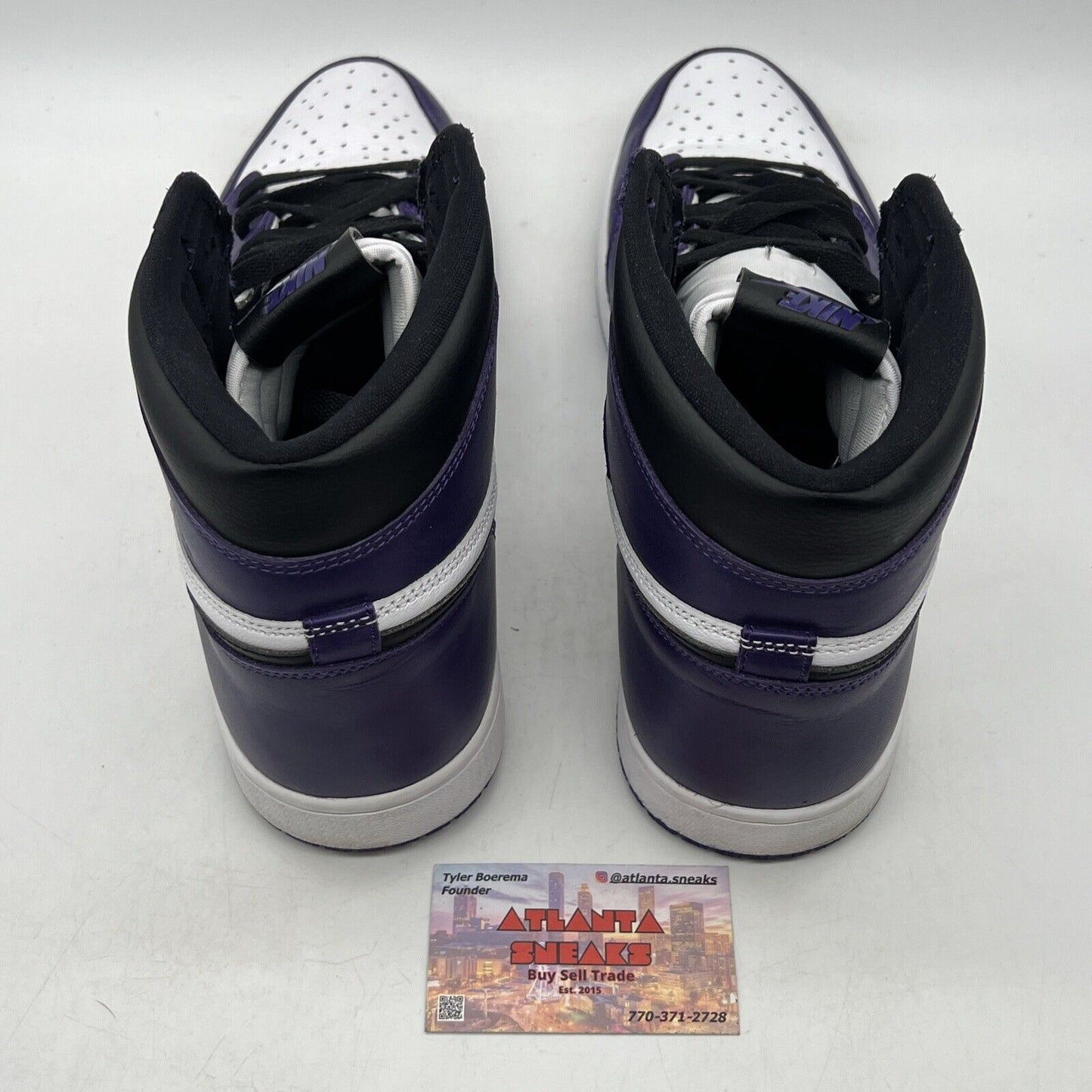 Size 13 - Jordan 1 Retro OG High Court Purple 2.0 Black White (555088-500)