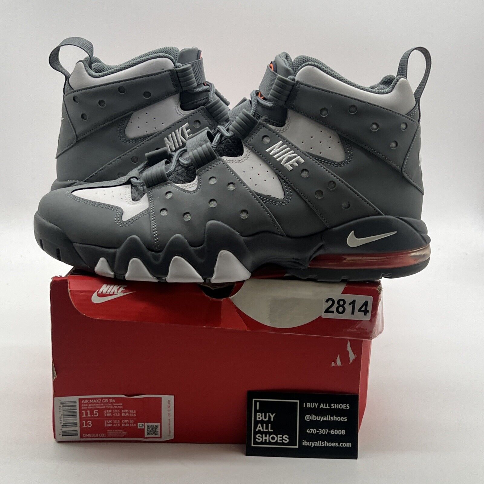 Size 11.5 - Nike Air Max 2 CB 94 2021 Cool Grey (DM8319-001)