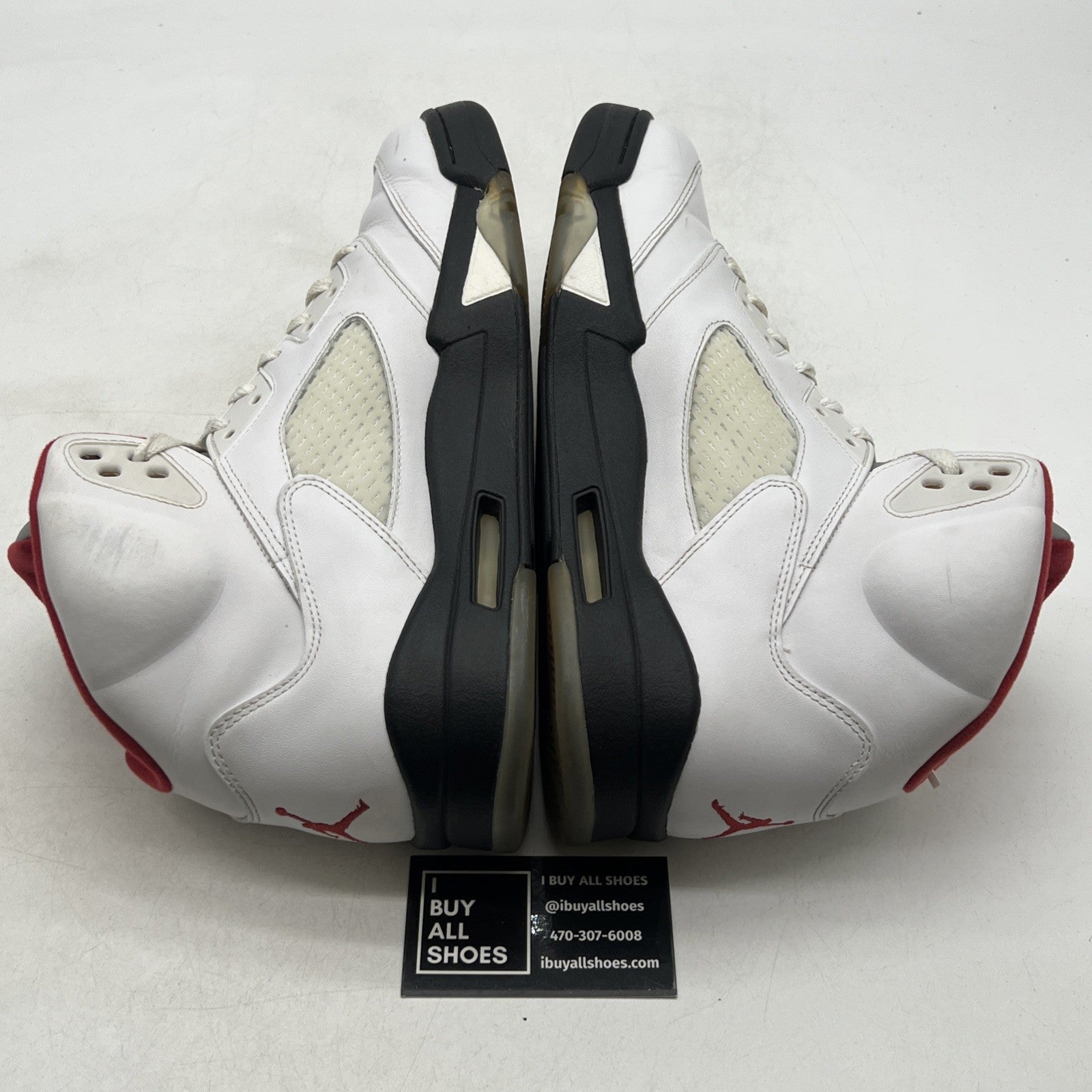 Size 11.5 - Air Jordan 5 Retro 2013 White Fire Red (136027-189)