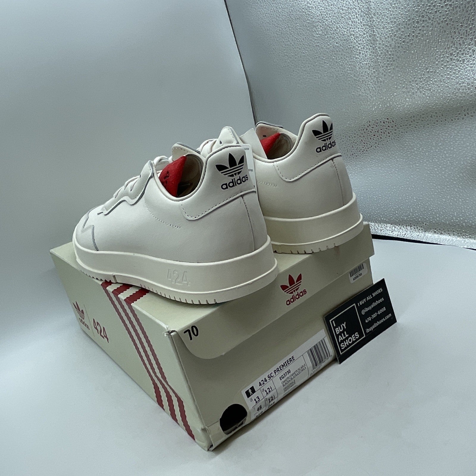 Size 13 - Adidas 424 x SC Premiere Chalk White (EG3730)
