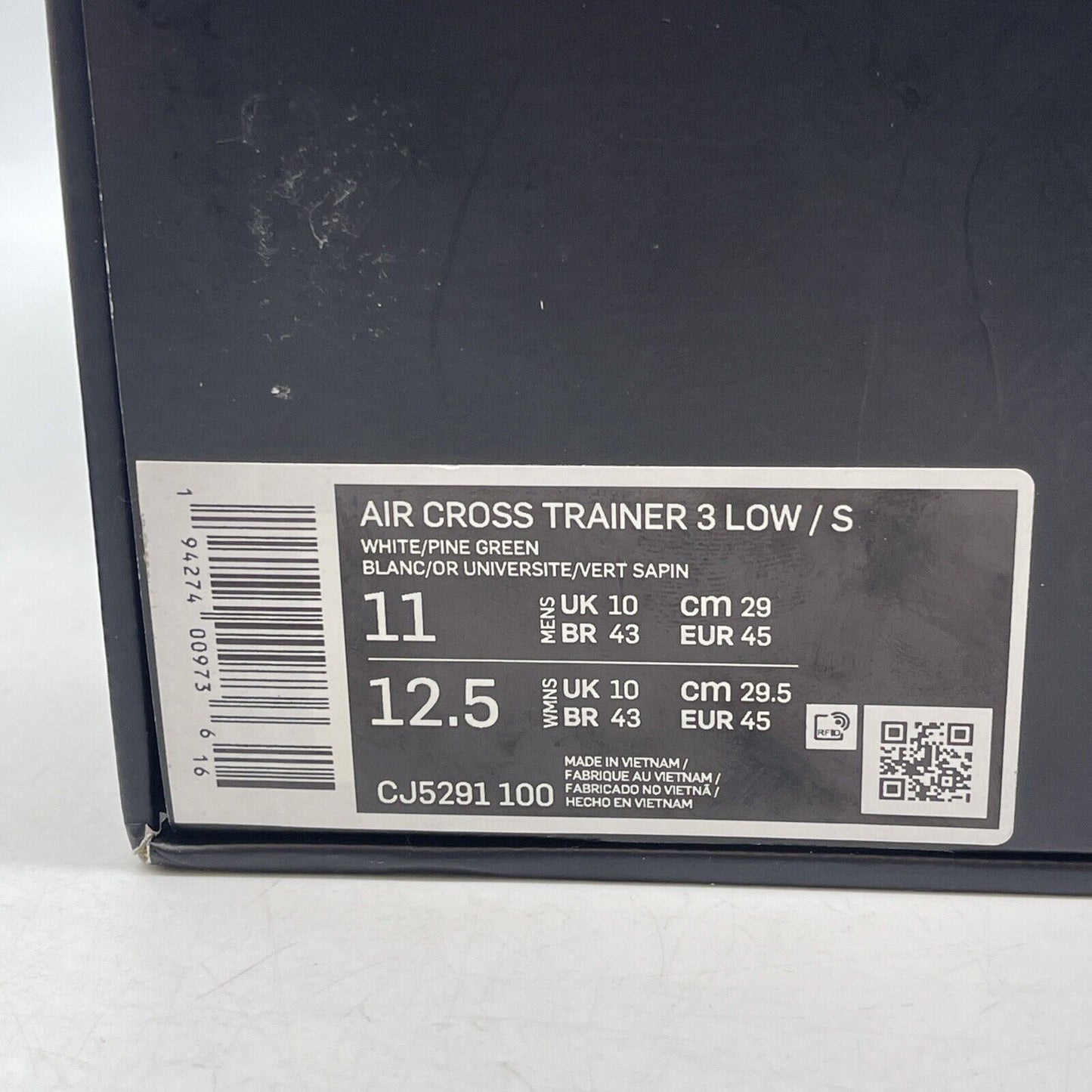 Size 11 - Supreme x Air Cross Trainer 3 Low White University Gold (CJ5291-100)