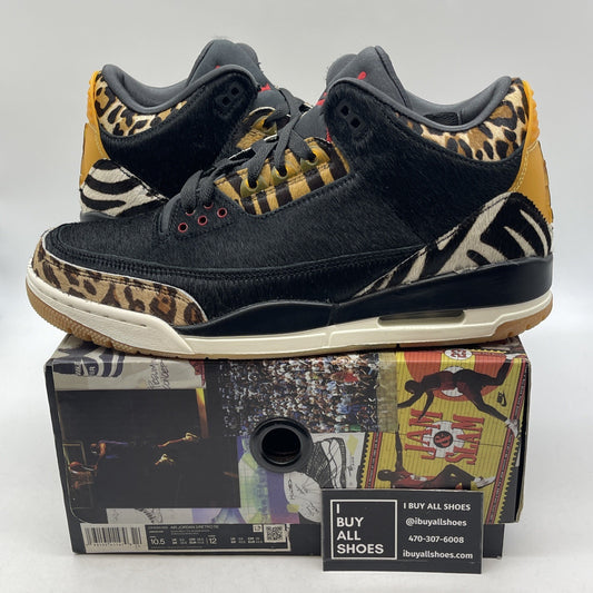 Size 10.5 - Air Jordan 3 Retro SE Animal Instinct (CK4344-002)