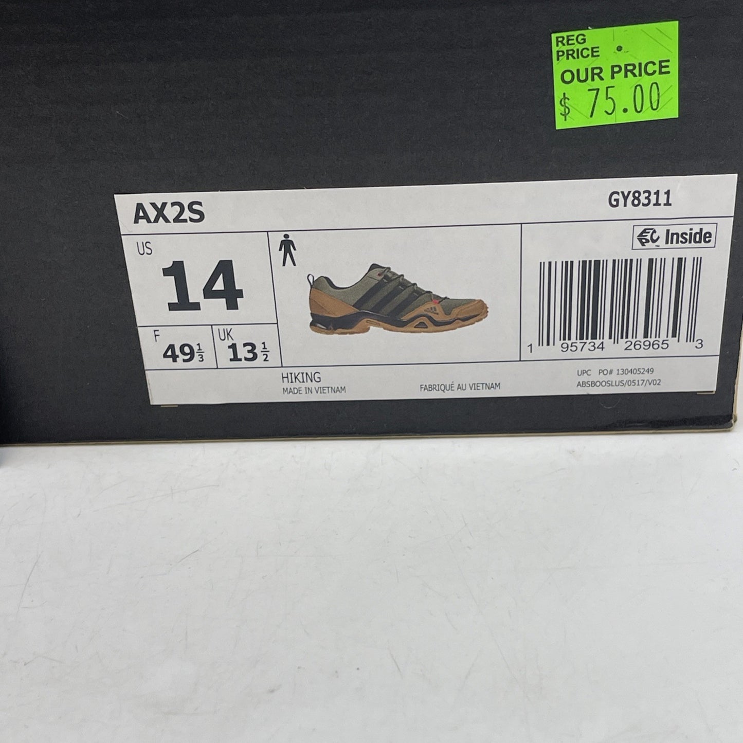 Size 14 - adidas AX2 S Green (GY8311)