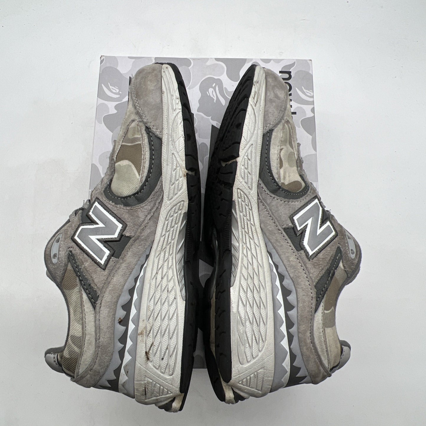 Size 7.5 - New Balance BAPE x 2002R Apes Together Strong - Grey Camo (M2002RGB)