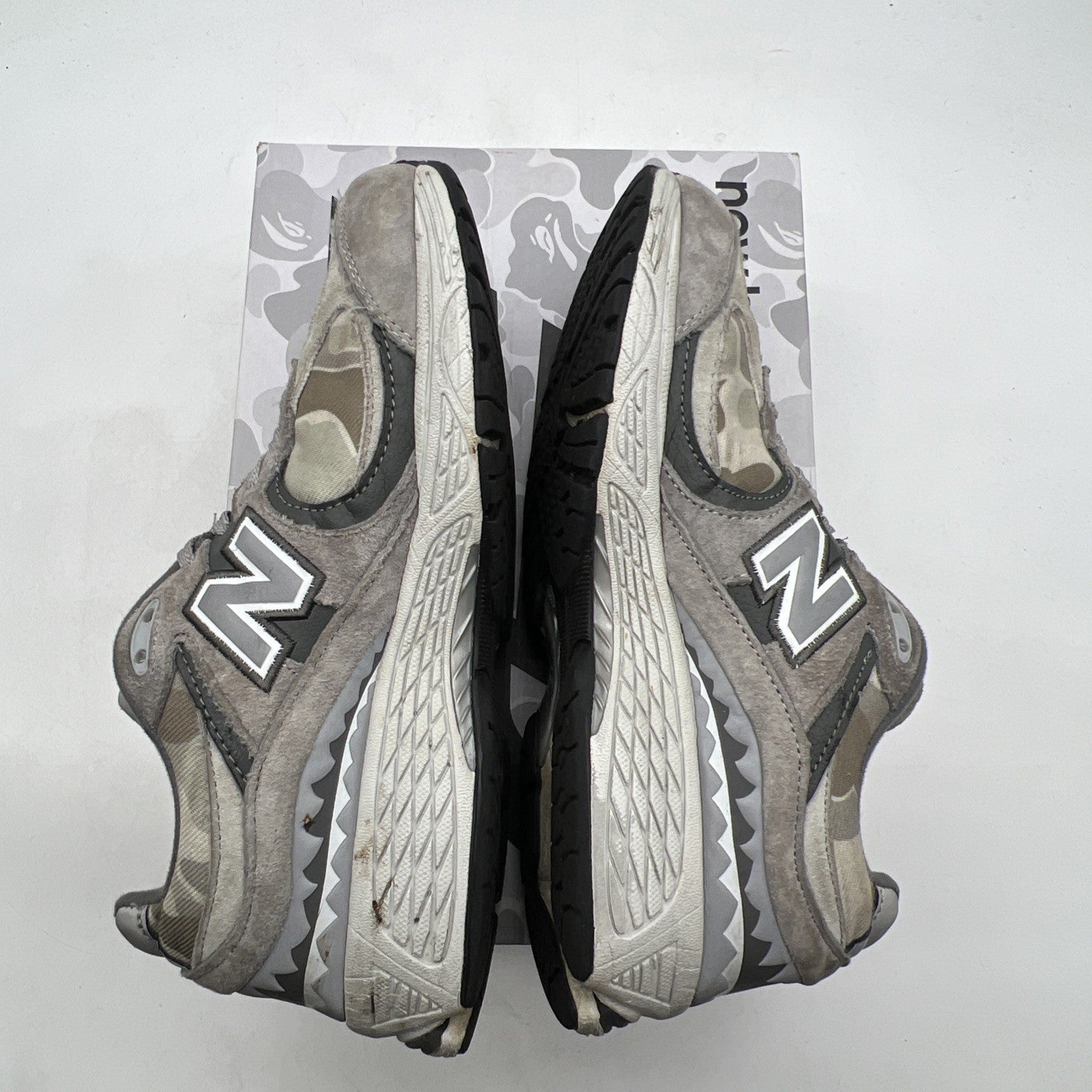 Size 7.5 - New Balance BAPE x 2002R Apes Together Strong - Grey Camo (M2002RGB)