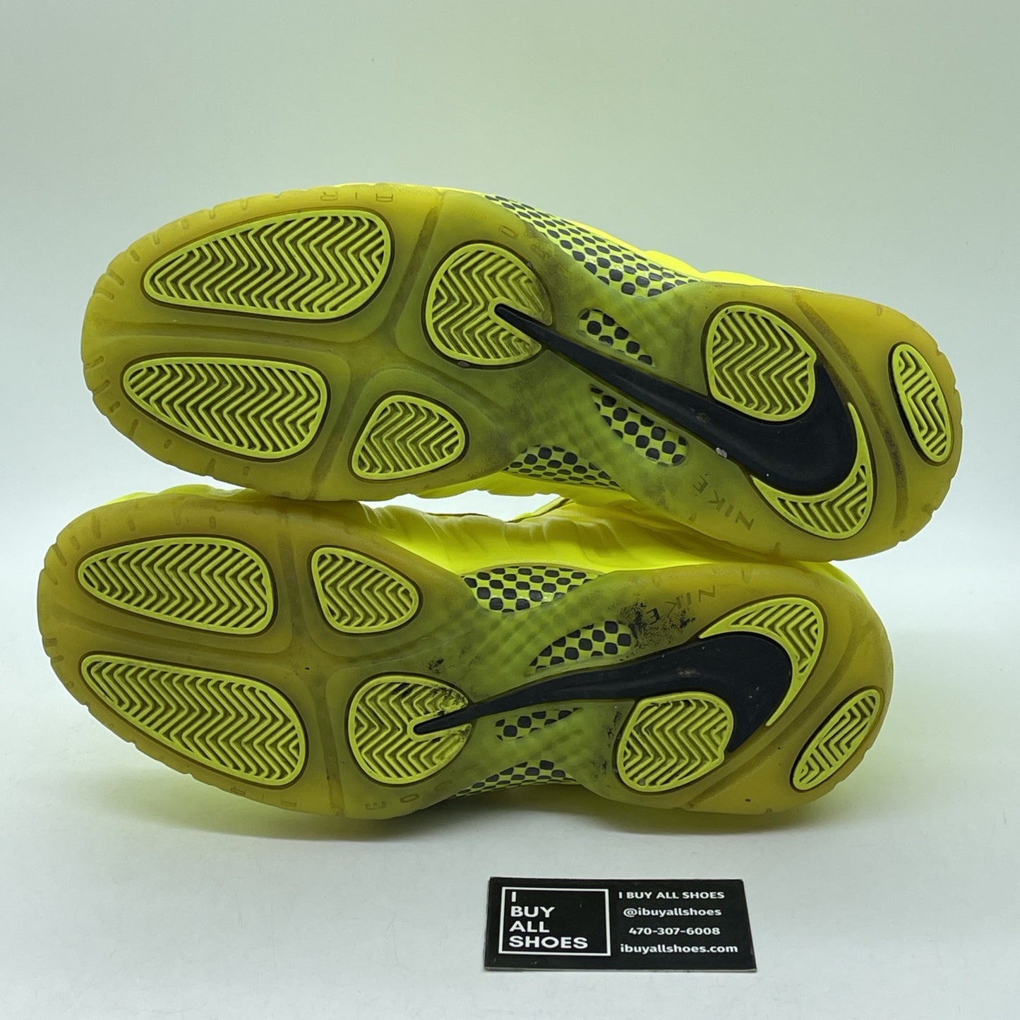 Size 11.5 - Nike Air Foamposite Pro Volt Neon Yellow Black (624041-700)