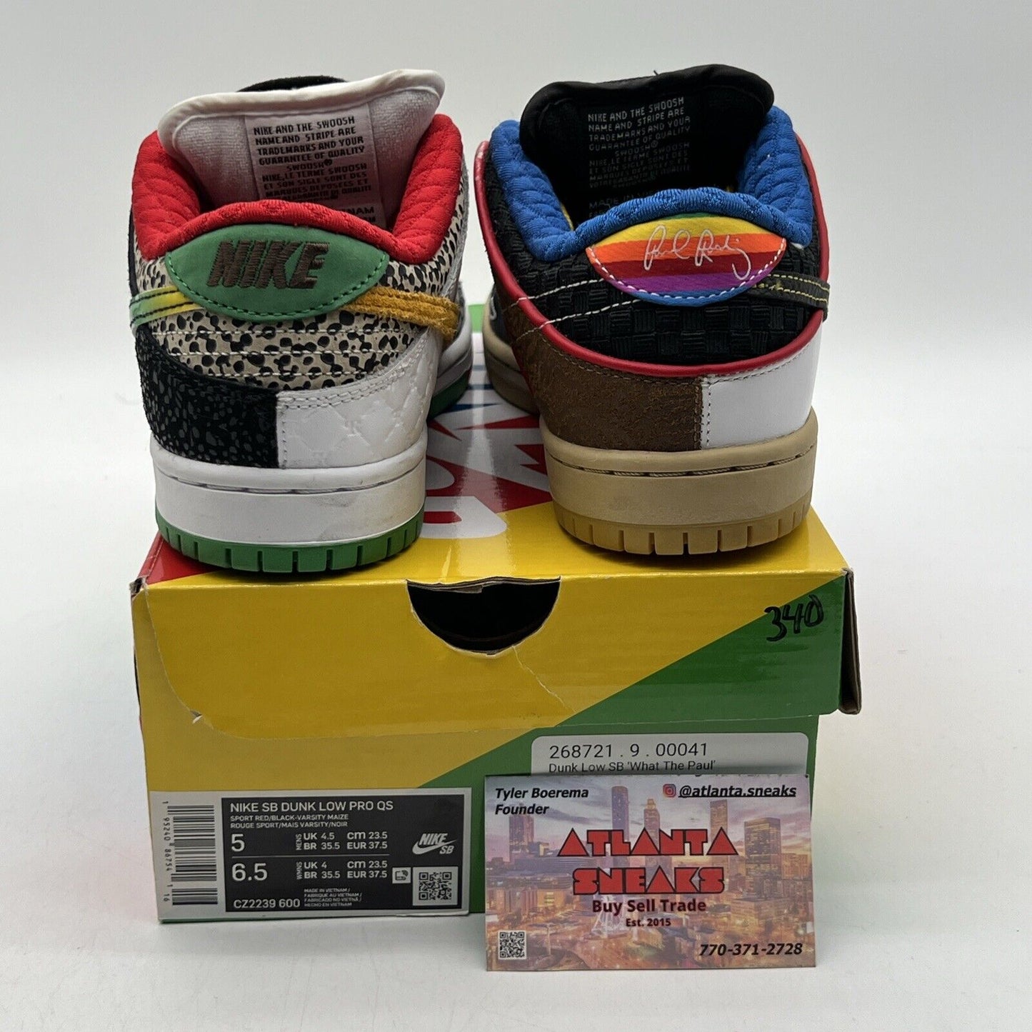 Size 5 - Nike SB Dunk Low What The Paul Leather Suede (CZ2239-600)