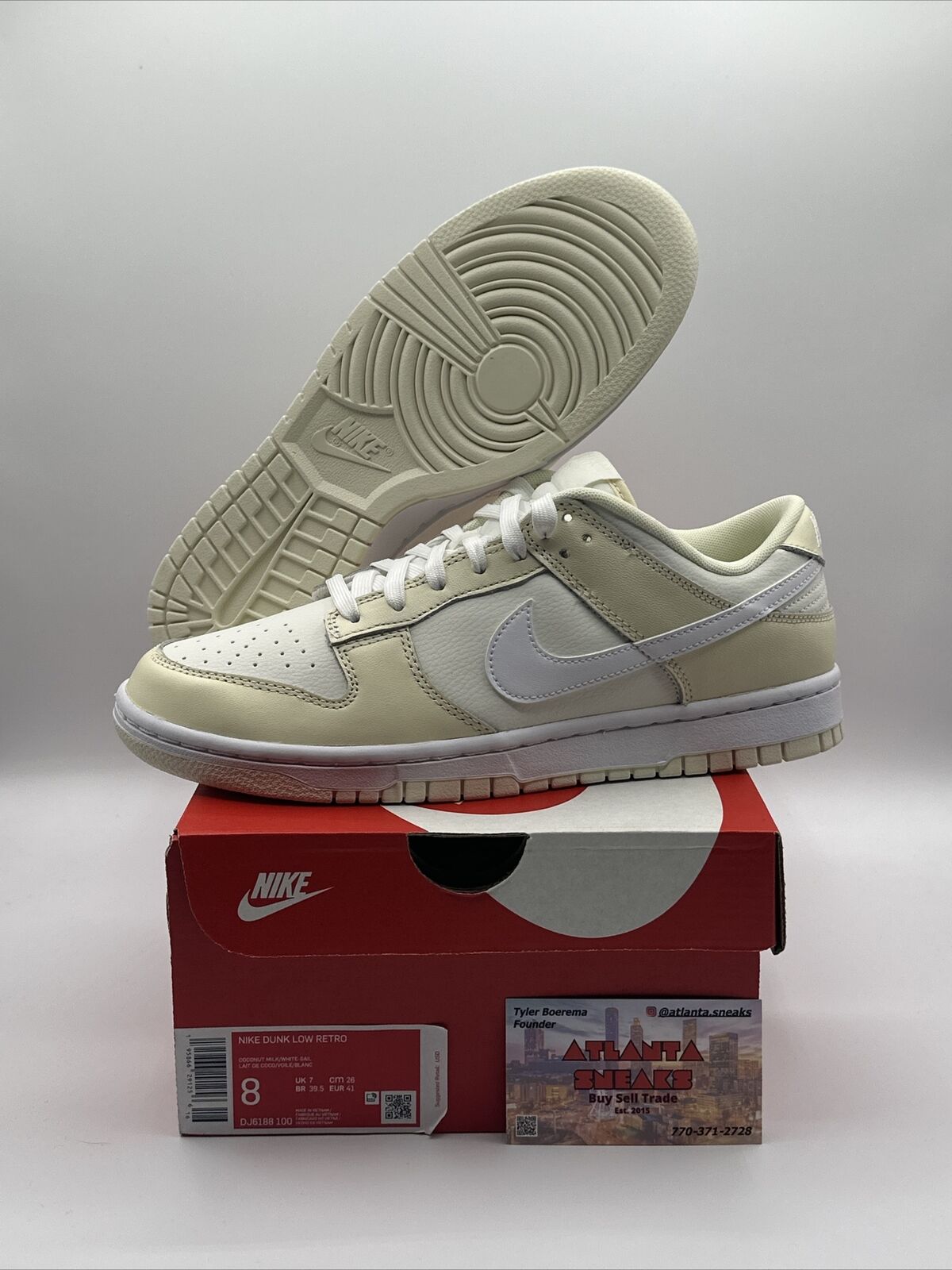 Size 8 - Nike Dunk Low Coconut Milk 2022