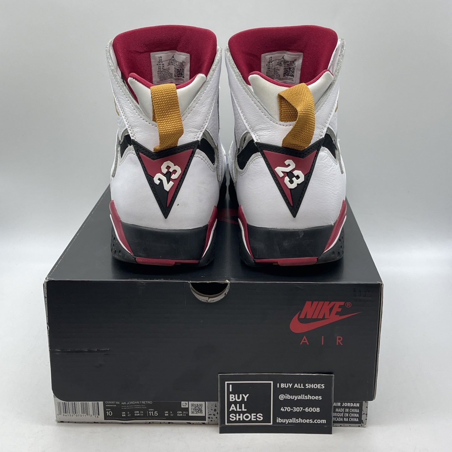 Size 10 - Air Jordan 7 Cardinal 2022 (CU9307106)
