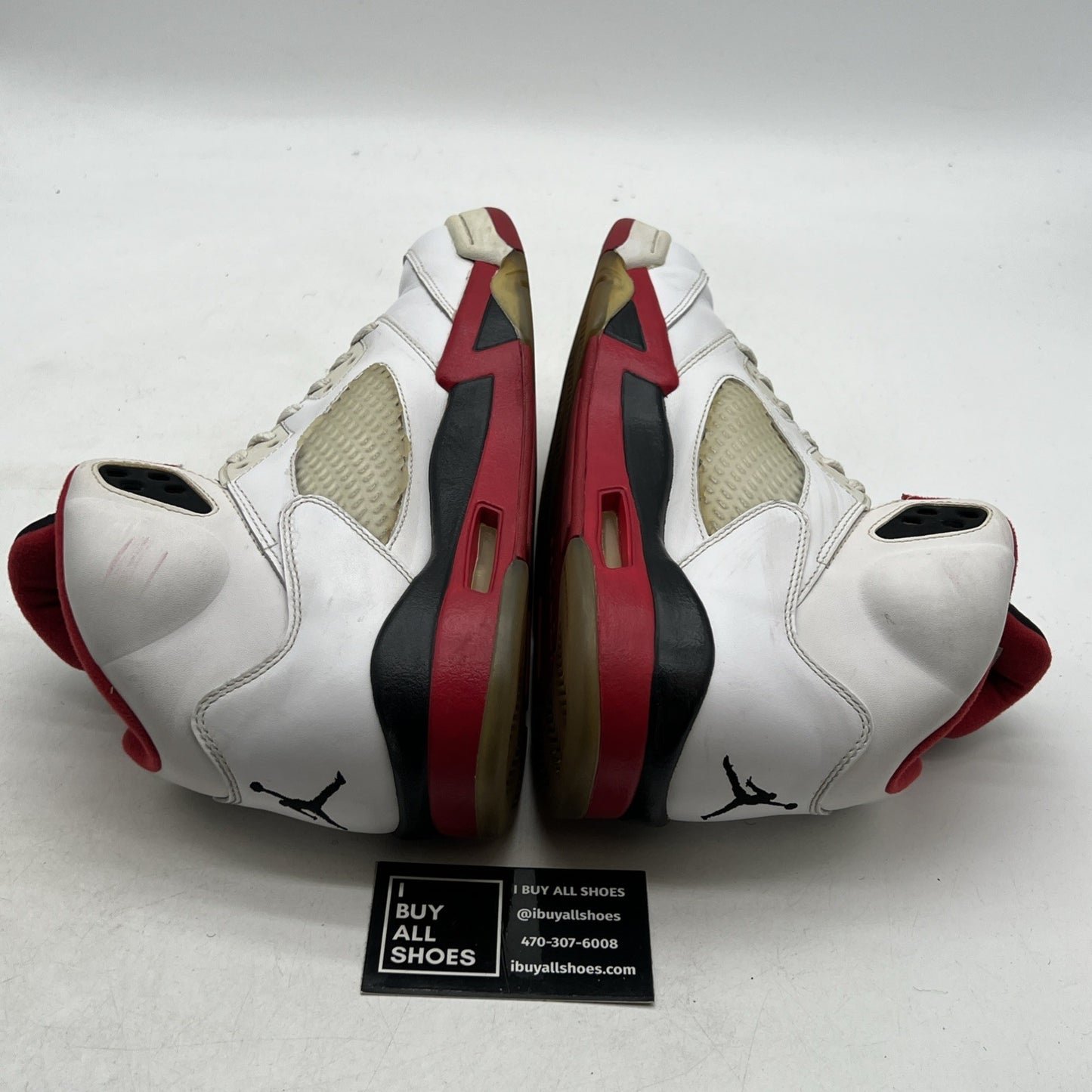 Size 9.5 - Air Jordan 5 Retro 2013 Fire Red (136027-120)