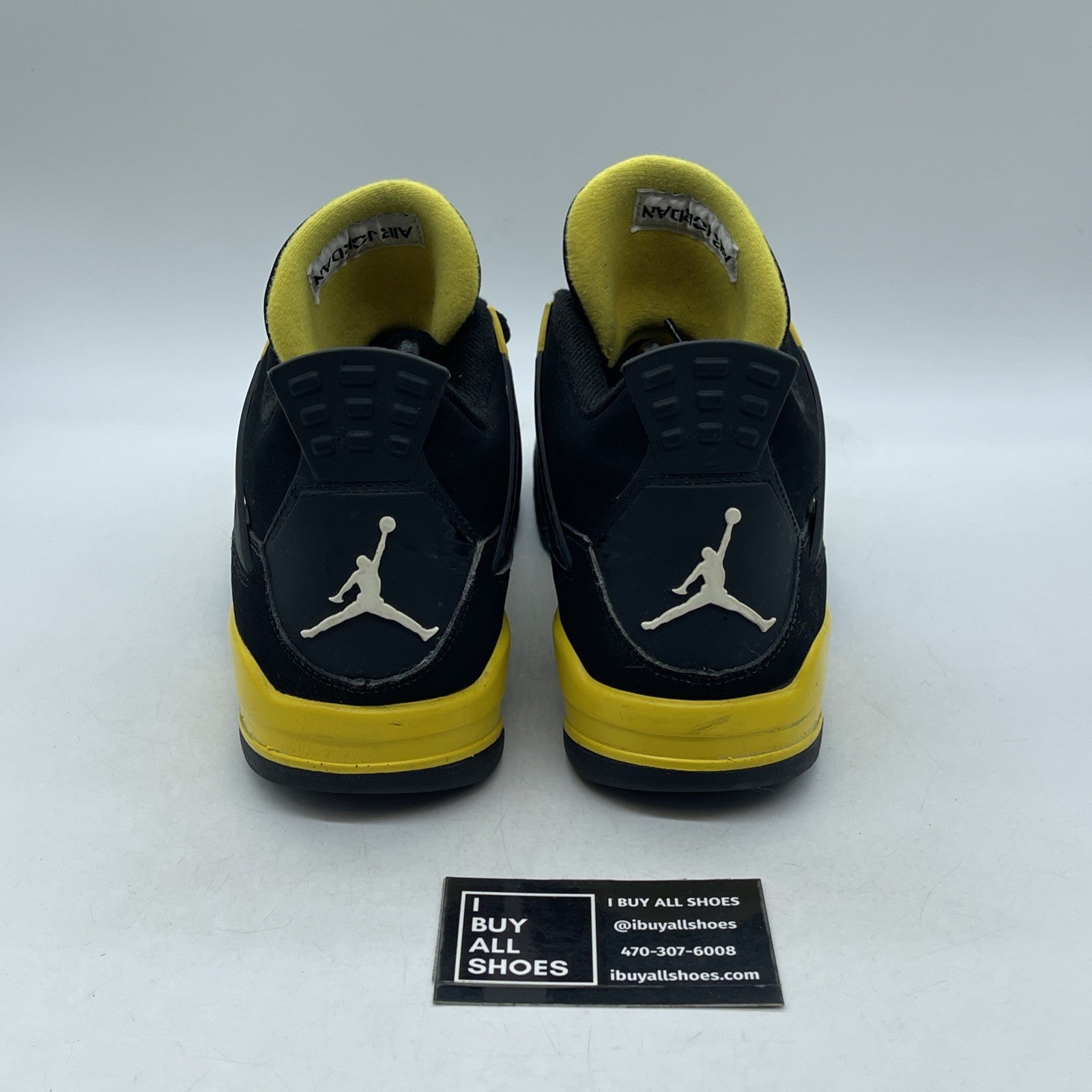 Size 9.5 - Air Jordan 4 Retro Low Thunder (308497-008)