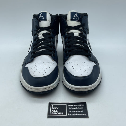 Size 12 - Air Jordan 1 Mid Armory Navy (554724-411)