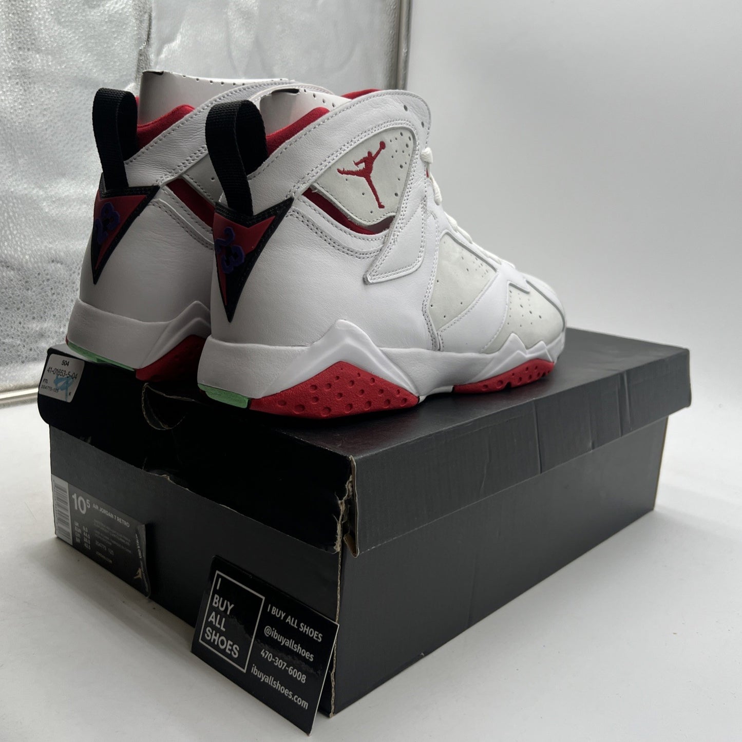 Size 10.5 - Air Jordan 7 Retro 2015 Hare (304775-125)