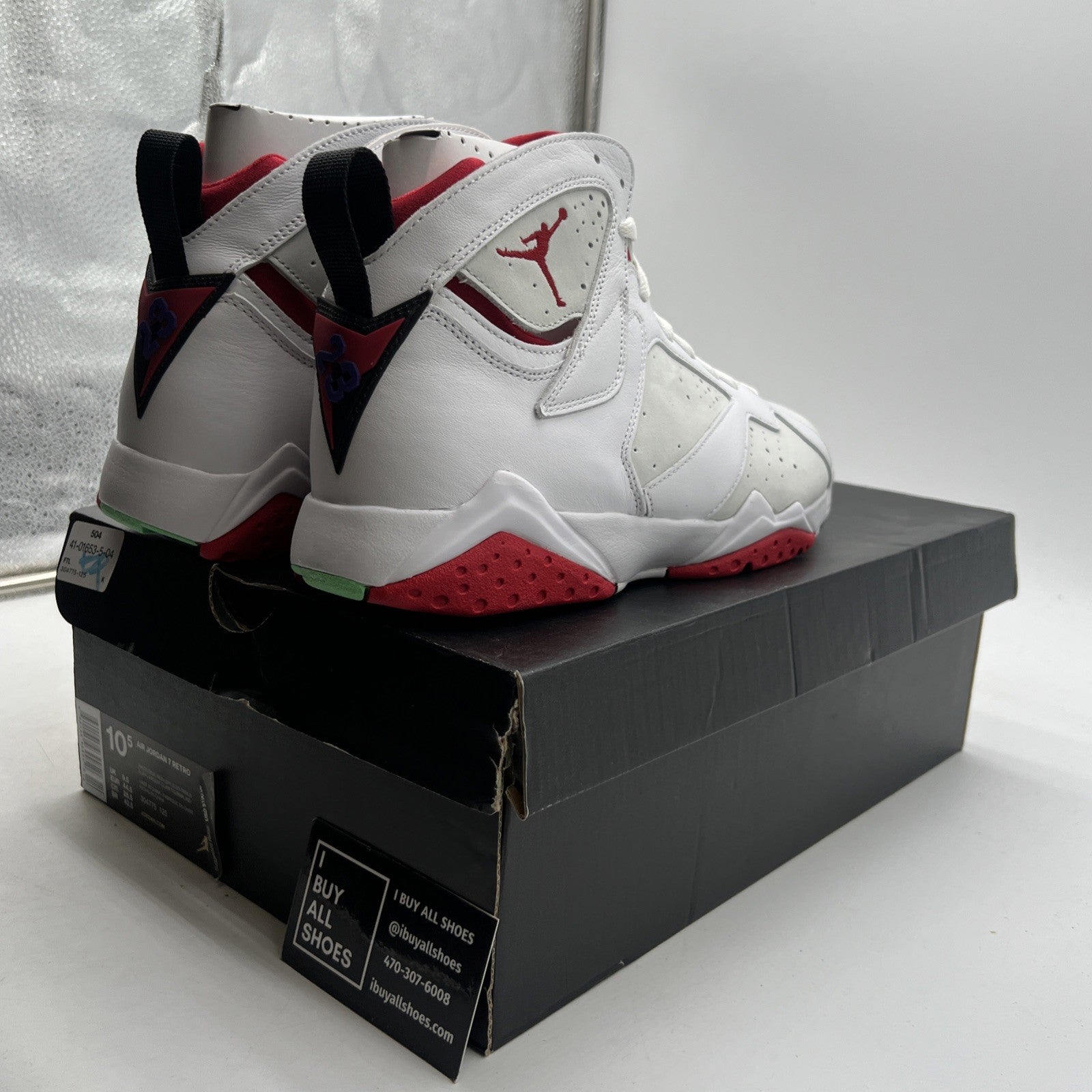 Size 10.5 - Air Jordan 7 Retro 2015 Hare (304775-125)
