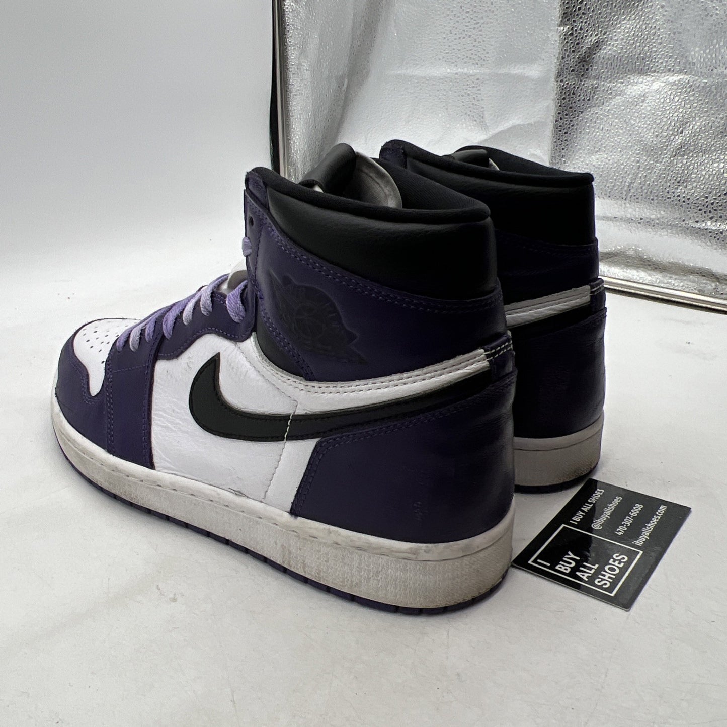 Size 12 - Air Jordan 1 Retro OG High Court Purple 2.0 (555088-500)