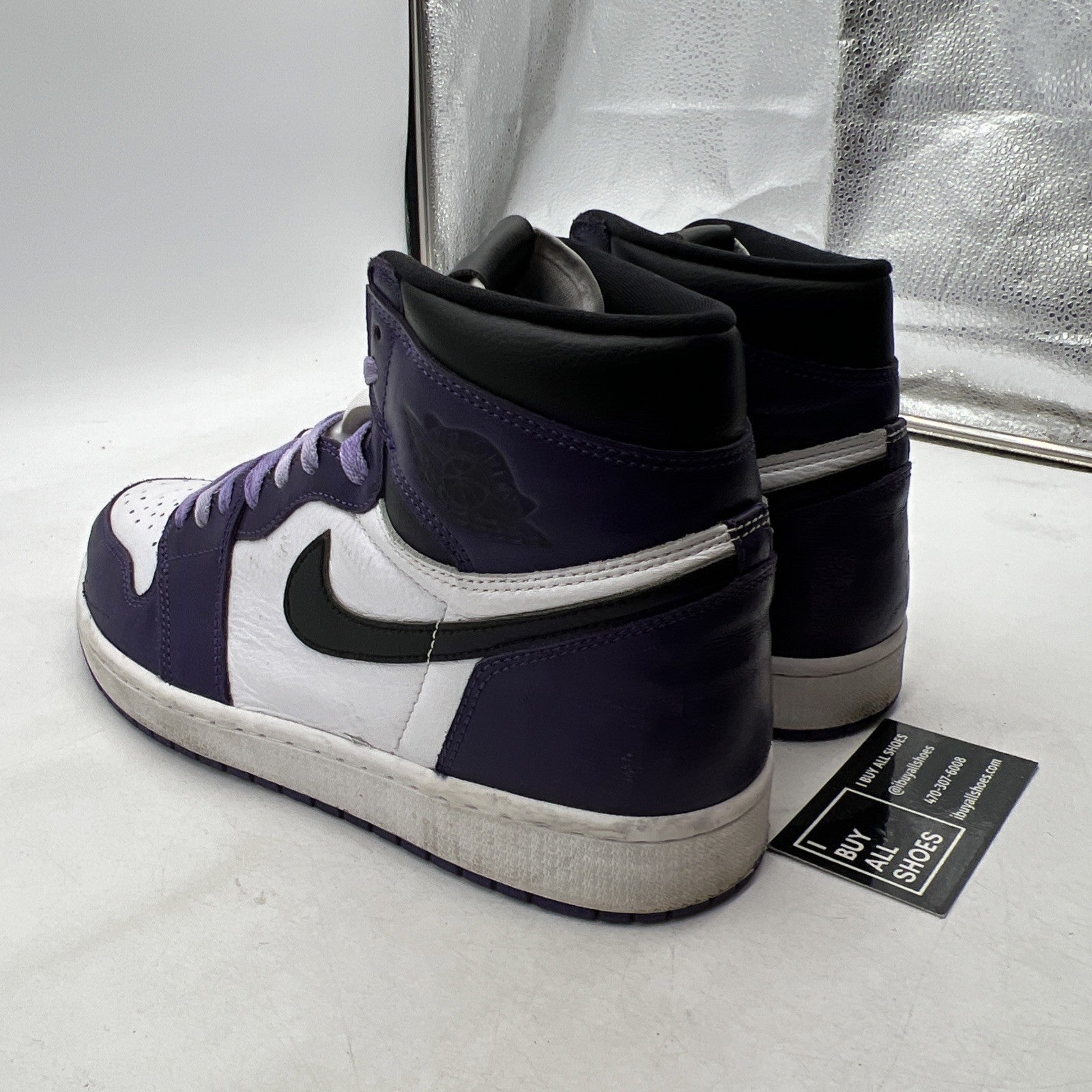 Size 12 - Air Jordan 1 Retro OG High Court Purple 2.0 (555088-500)