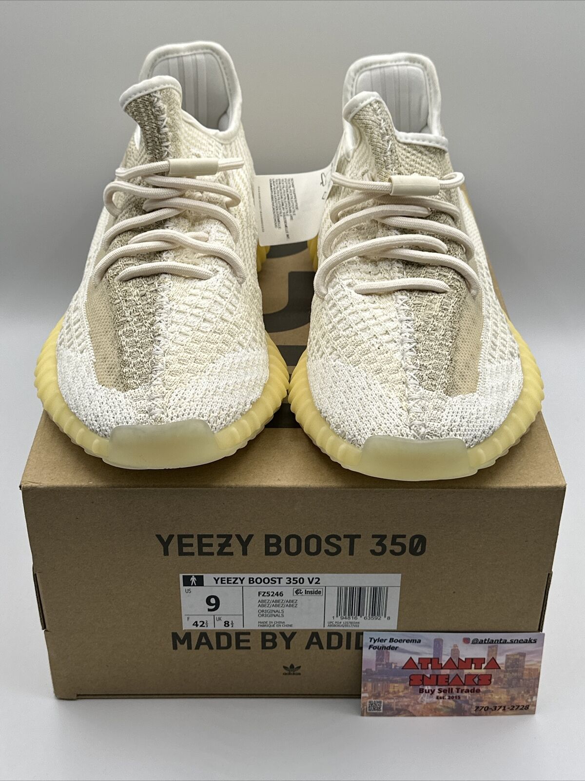 Size 9 - Yeezy Boost 350 V2 Natural