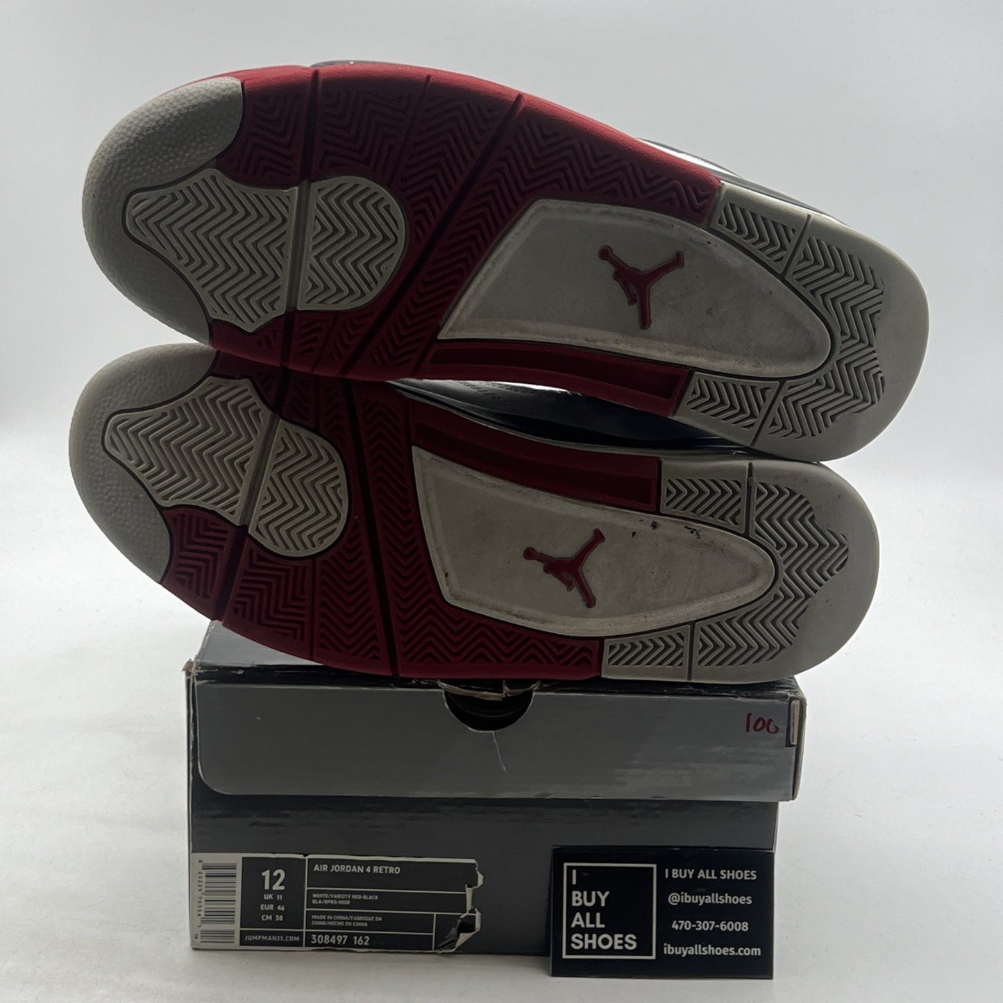 Size 12 - Air Jordan 4 Retro Mars Blackmon (308497-162)