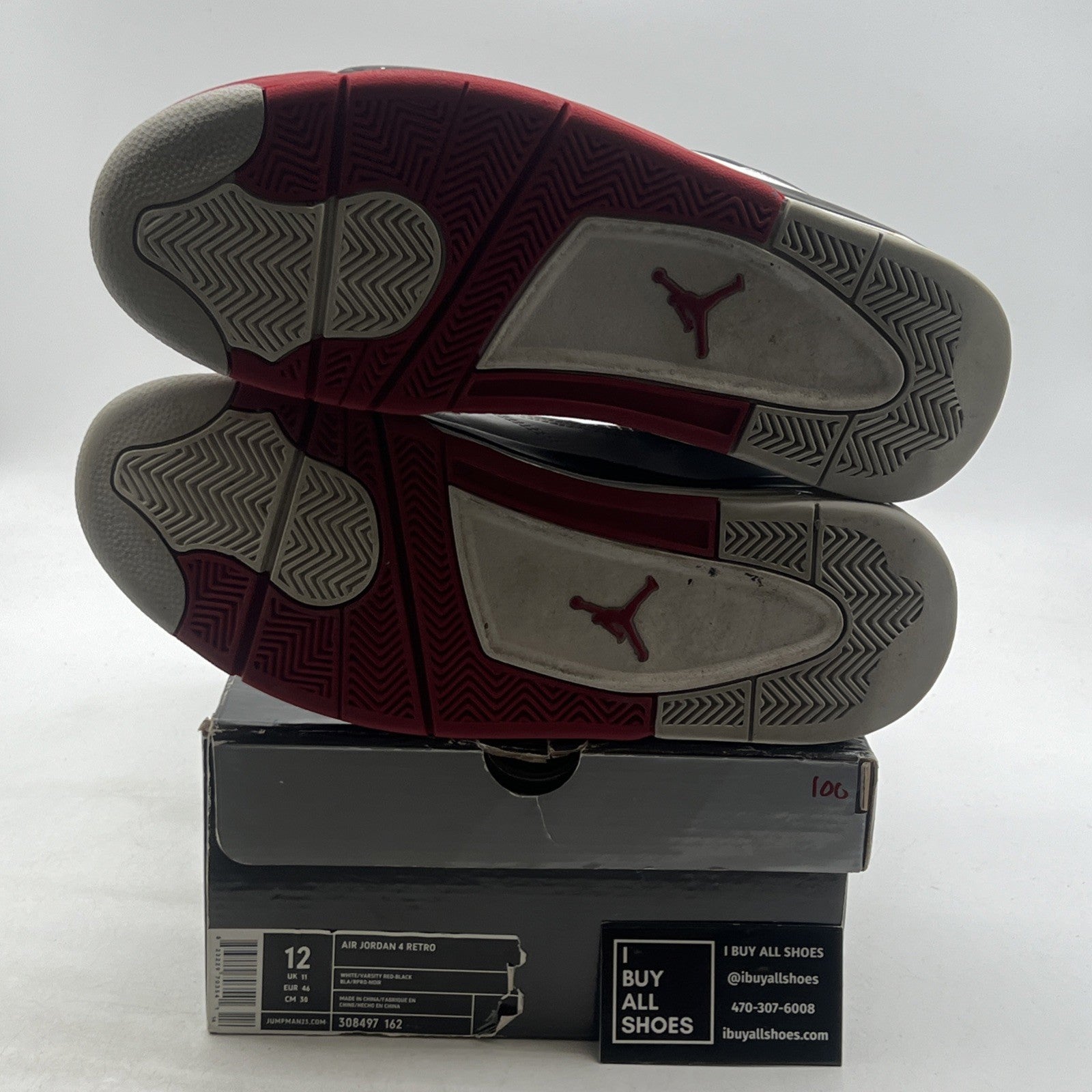 Size 12 - Air Jordan 4 Retro Mars Blackmon (308497-162)