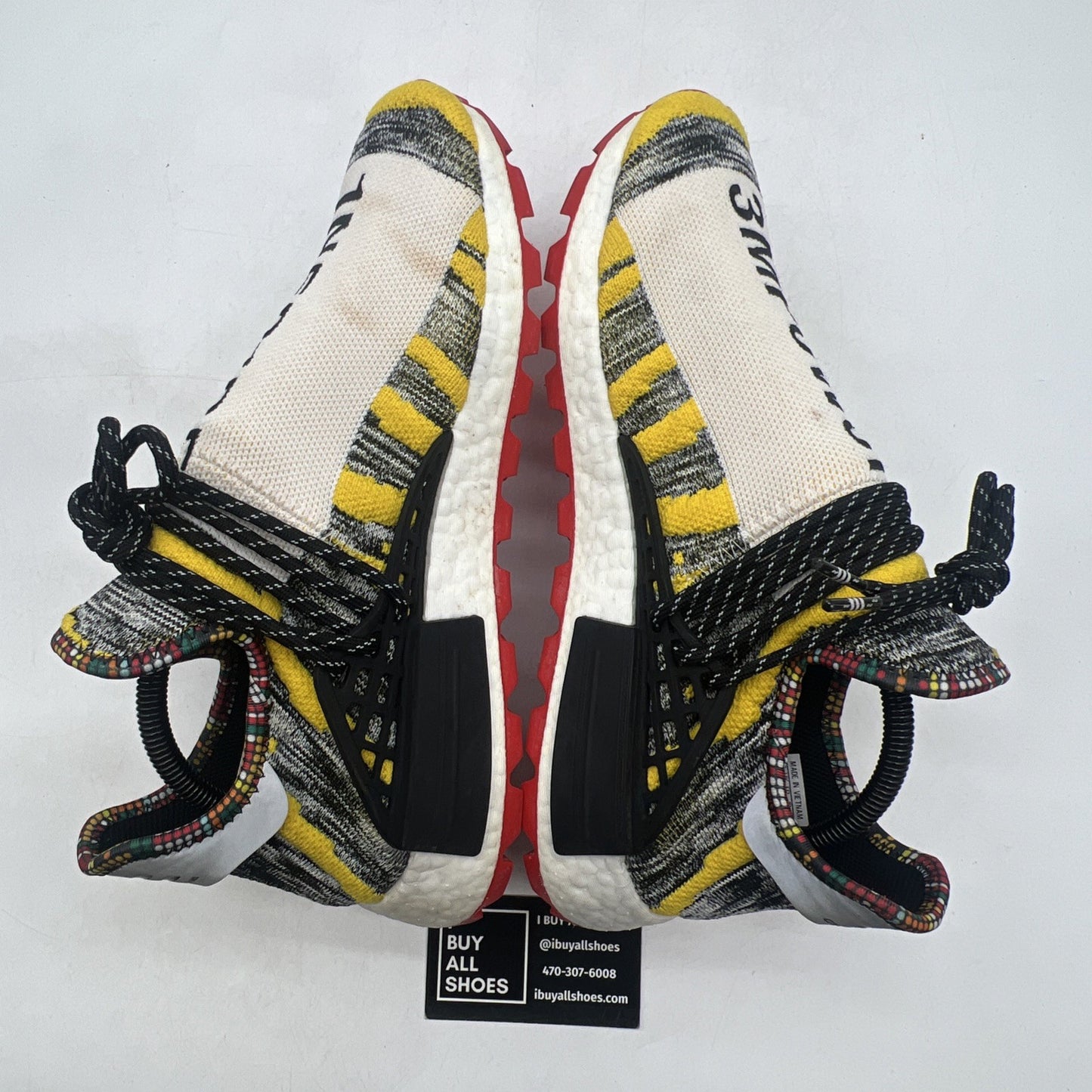 Size 10 - adidas Pharrell x NMD Human Race Trail Solar Pack (BB9527)