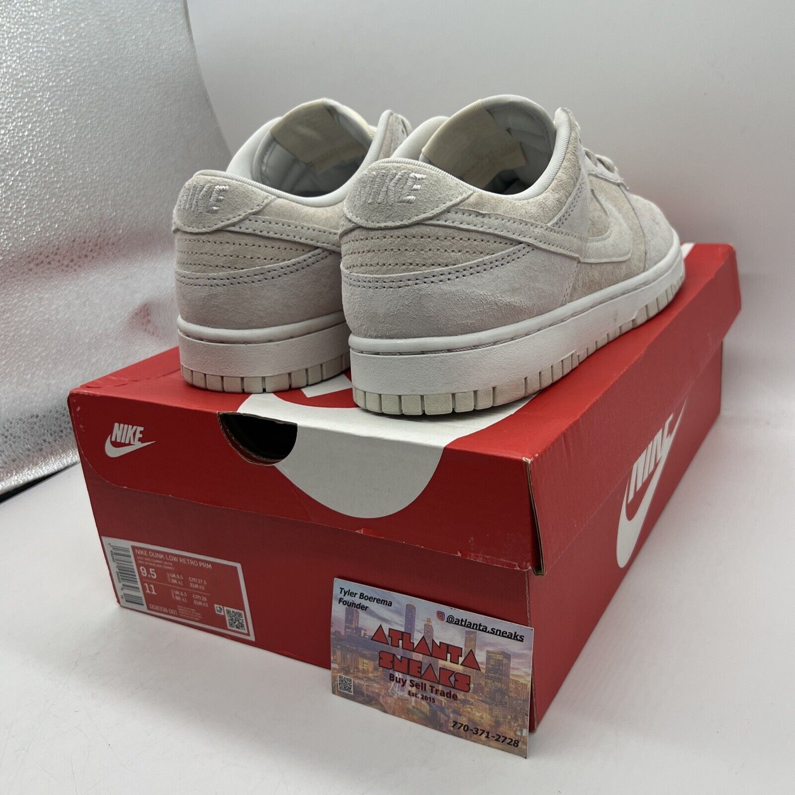 Size 9.5 - Nike Dunk Low Premium Vast Gray Brand New Og All