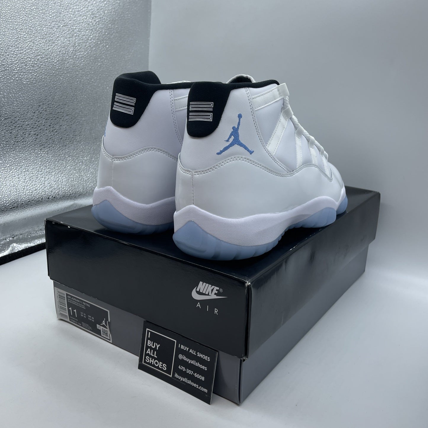 Size 11 - Air Jordan 11 Retro 2024 Legend Blue Columbia Leather (CT8012-104)