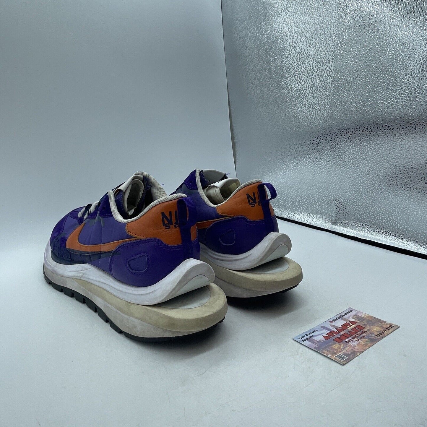 Size 11 - Nike sacai x VaporWaffle Dark Iris Purple Orange White (DD1875-500)