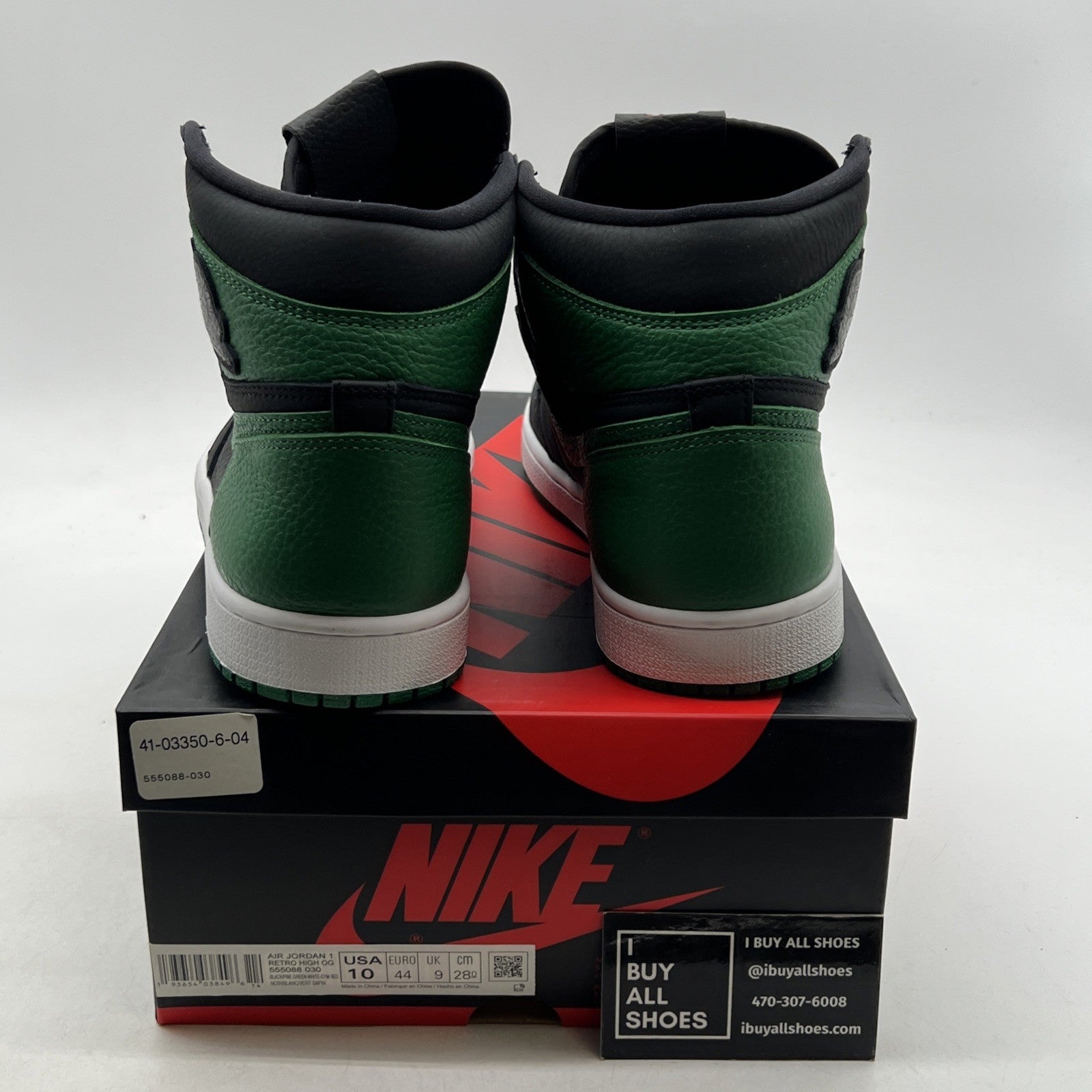 Size 10 - Air Jordan 1 Retro OG High Pine Green 2.0 (555088-030)