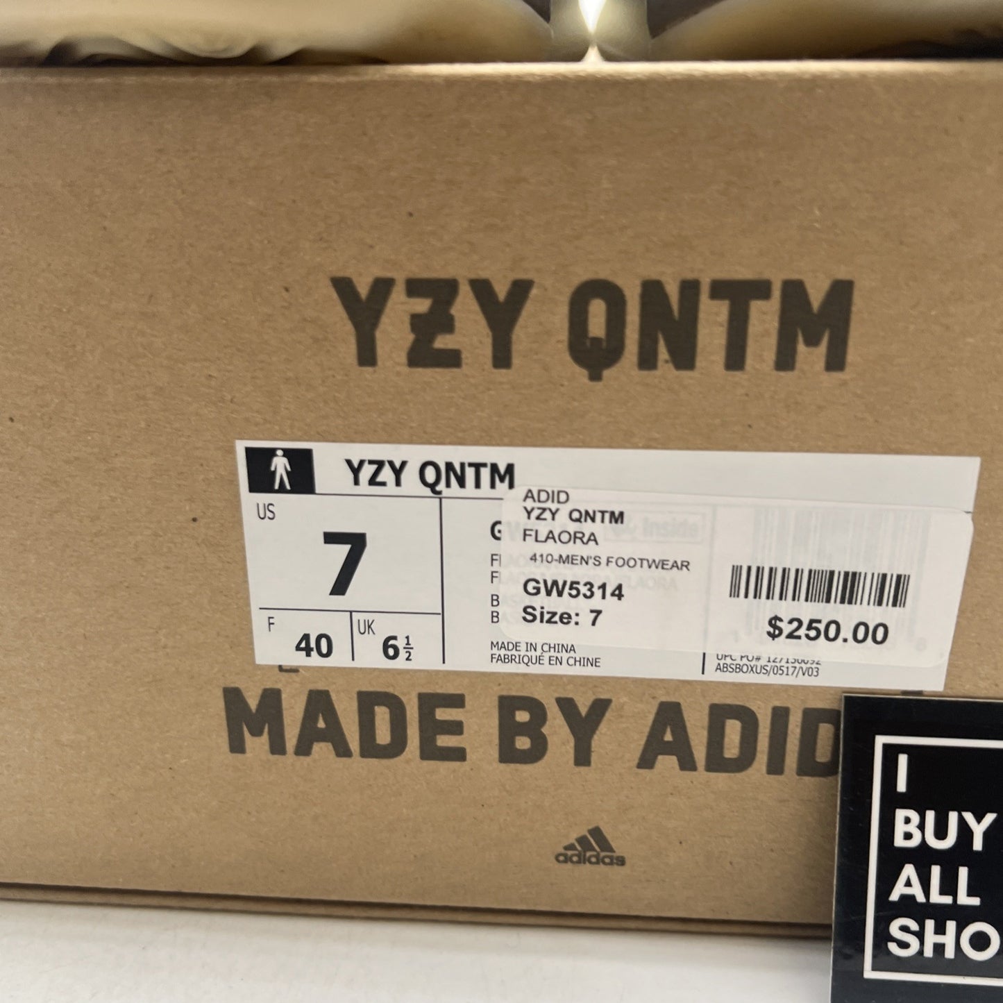 Size 7 - adidas Yeezy Quantum Flash Orange (GW5314)