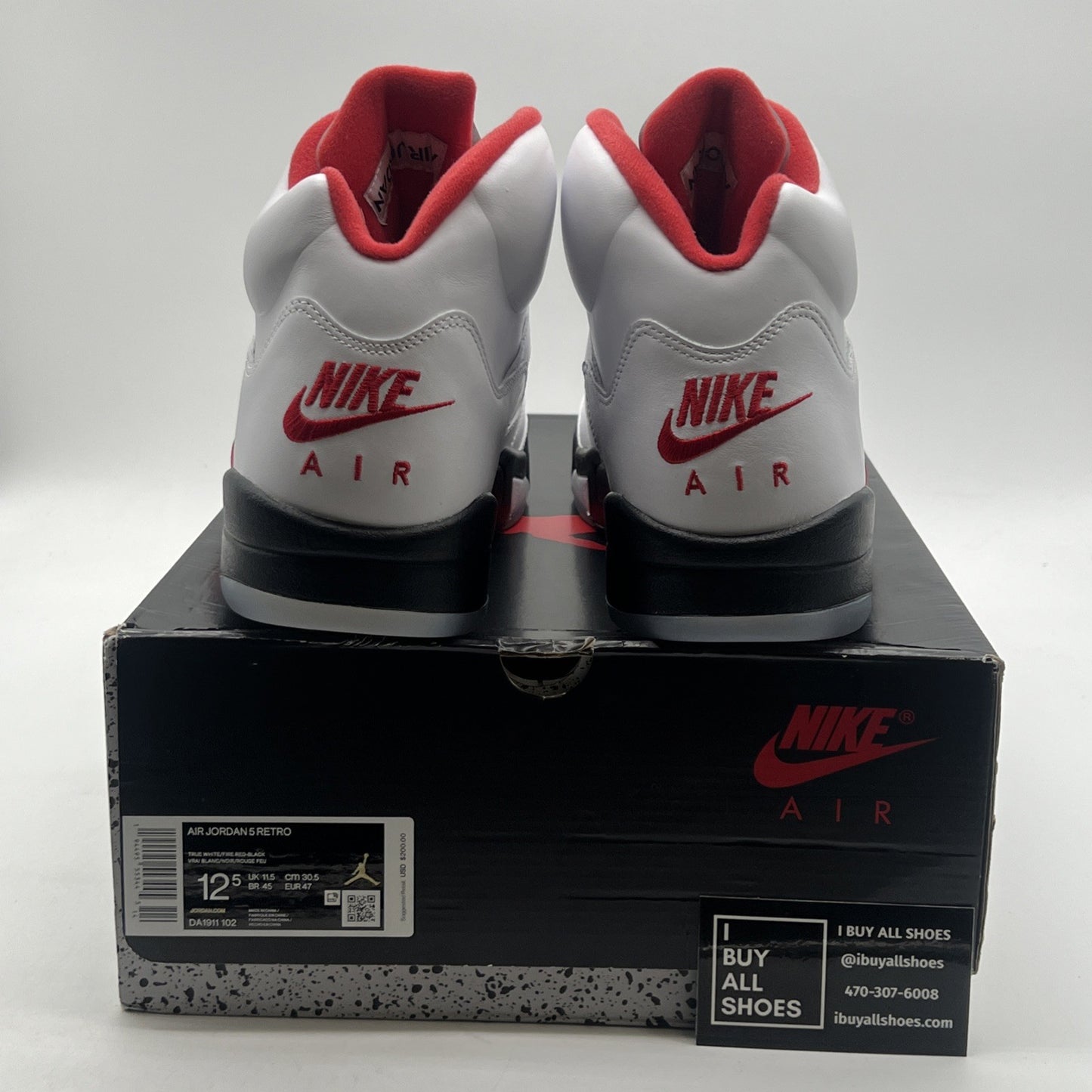 Size 12.5 - Air Jordan 5 Retro Mid Fire Red (DA1911-102)