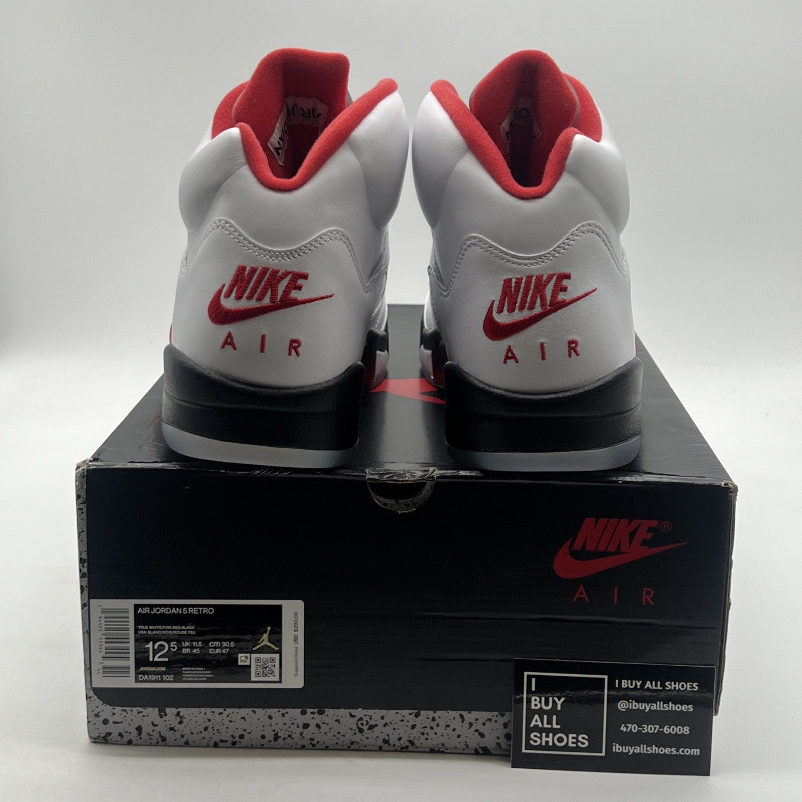 Size 12.5 - Air Jordan 5 Retro Mid Fire Red (DA1911-102)