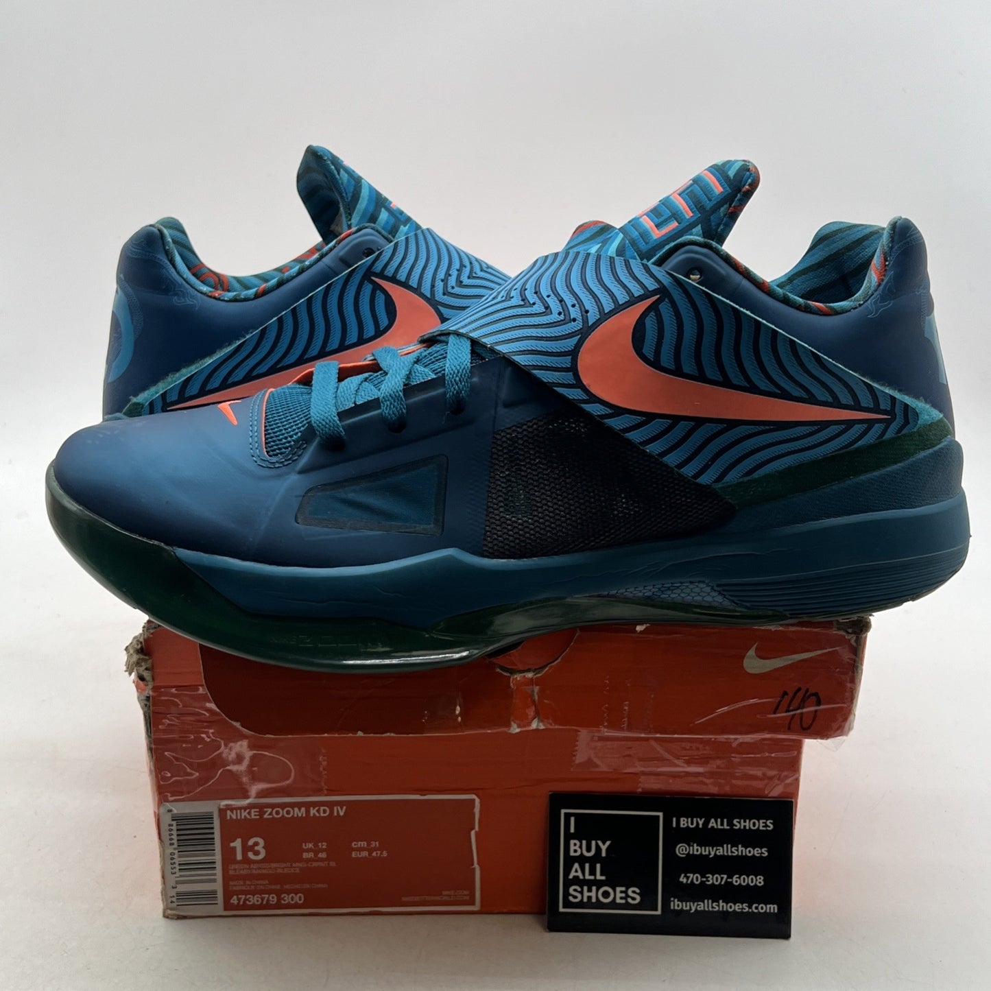 Size 13 - Nike Zoom KD 4 Year of The Dragon (473679-300)