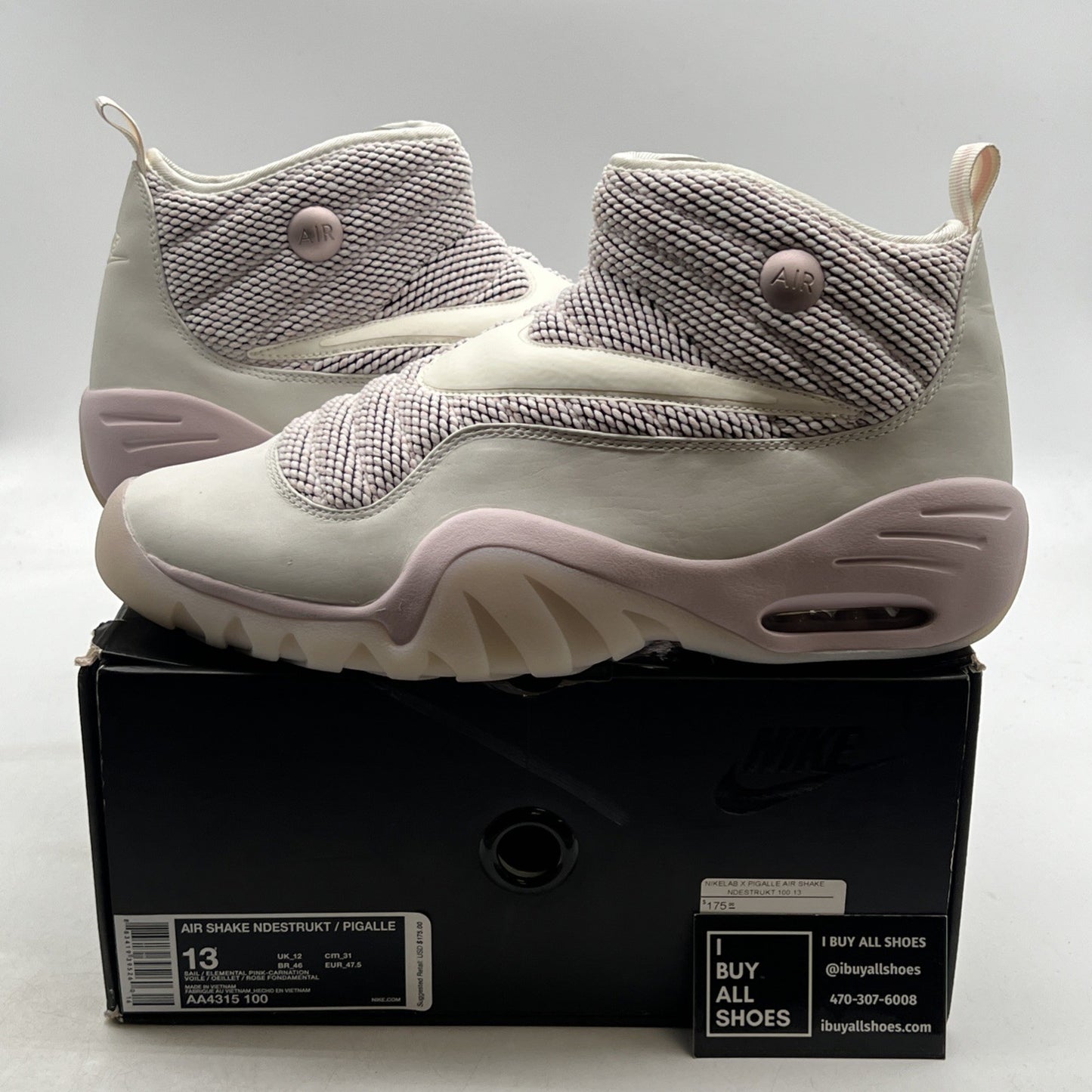 Size 13 - Pigalle x NikeLab Air Shake Ndestrukt Carmen Electra (AA4315-100)