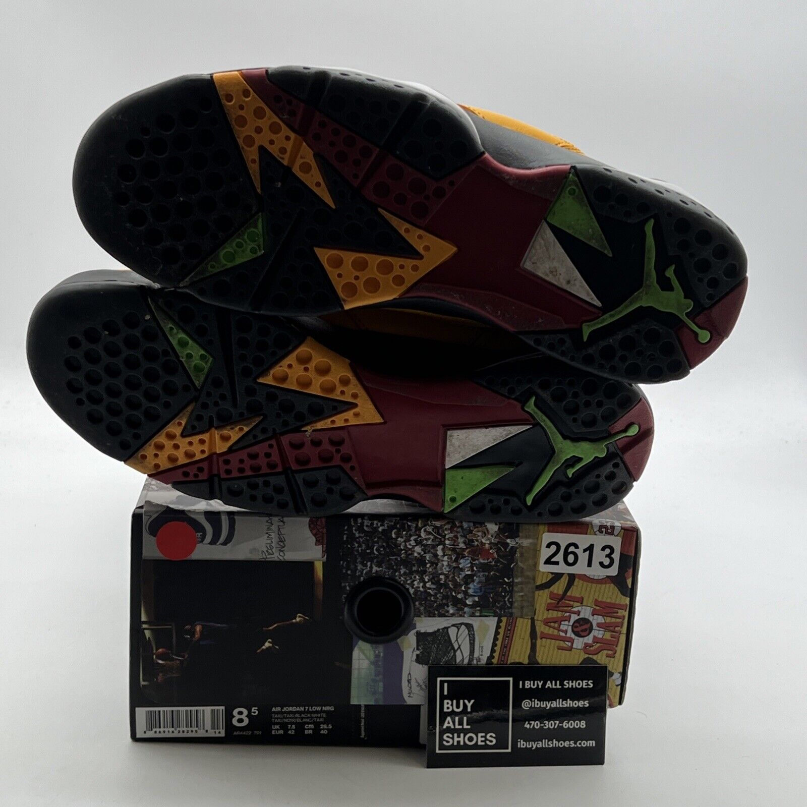 Size 8.5 - Air Jordan 7 Retro NRG Low Taxi (AR4422-701)