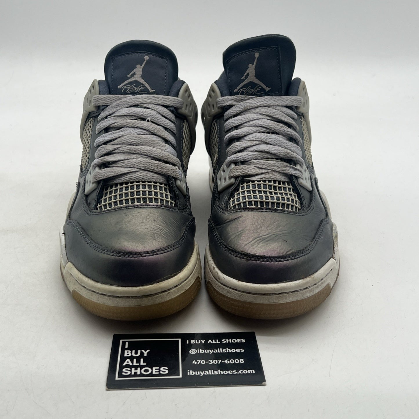 Size 7Y - Air Jordan 4 Retro Monsoon Blue (GS) Style (BQ9043-400)