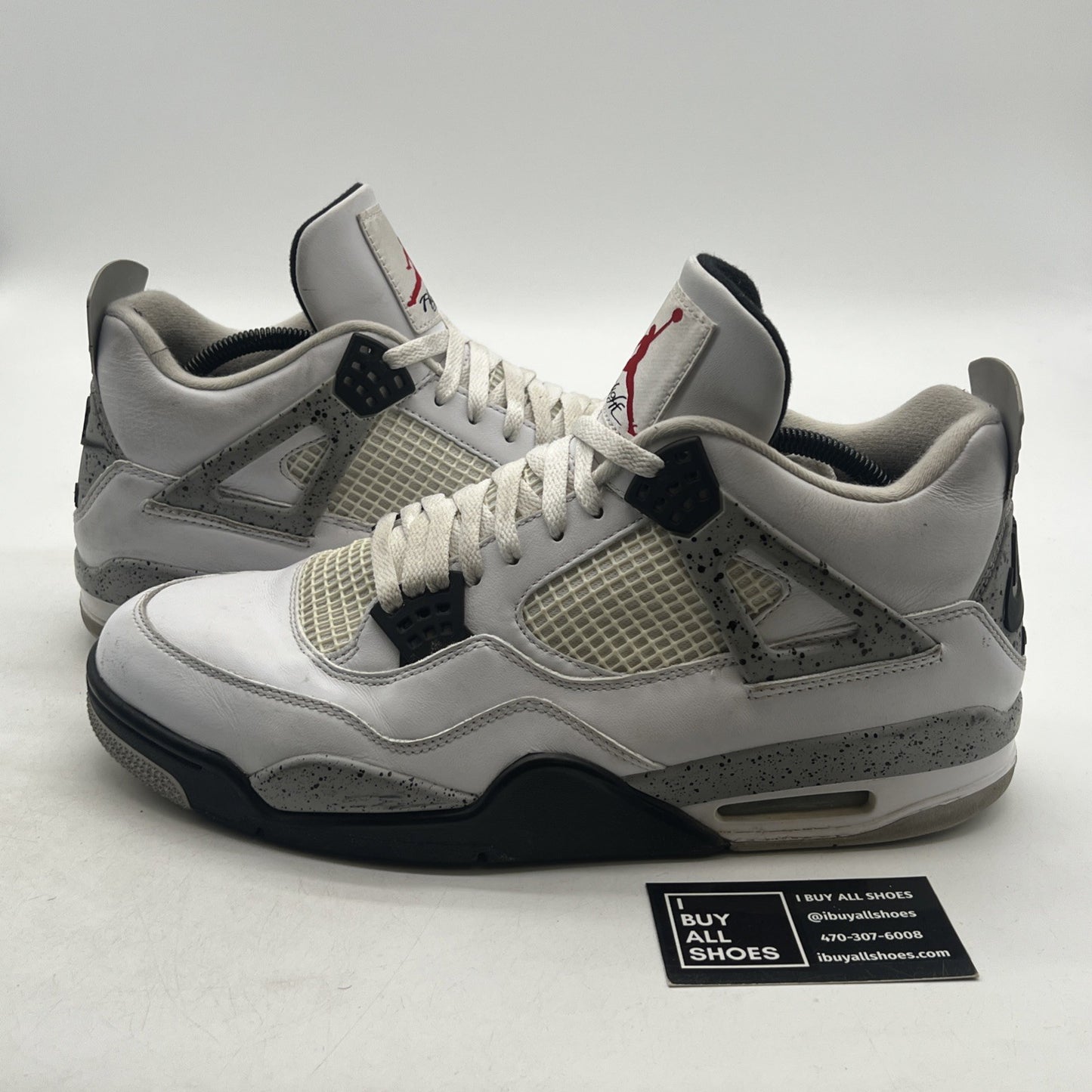 Size 13 - Air Jordan 4 Retro OG Mid White Cement (850606-192)