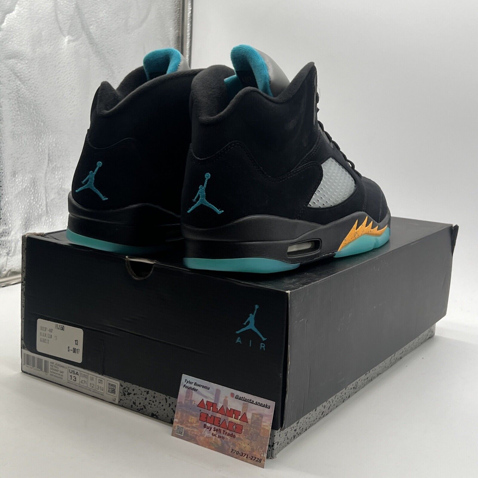 Size 13 - Air Jordan 5 Retro Mid Aqua (DD0587-047)